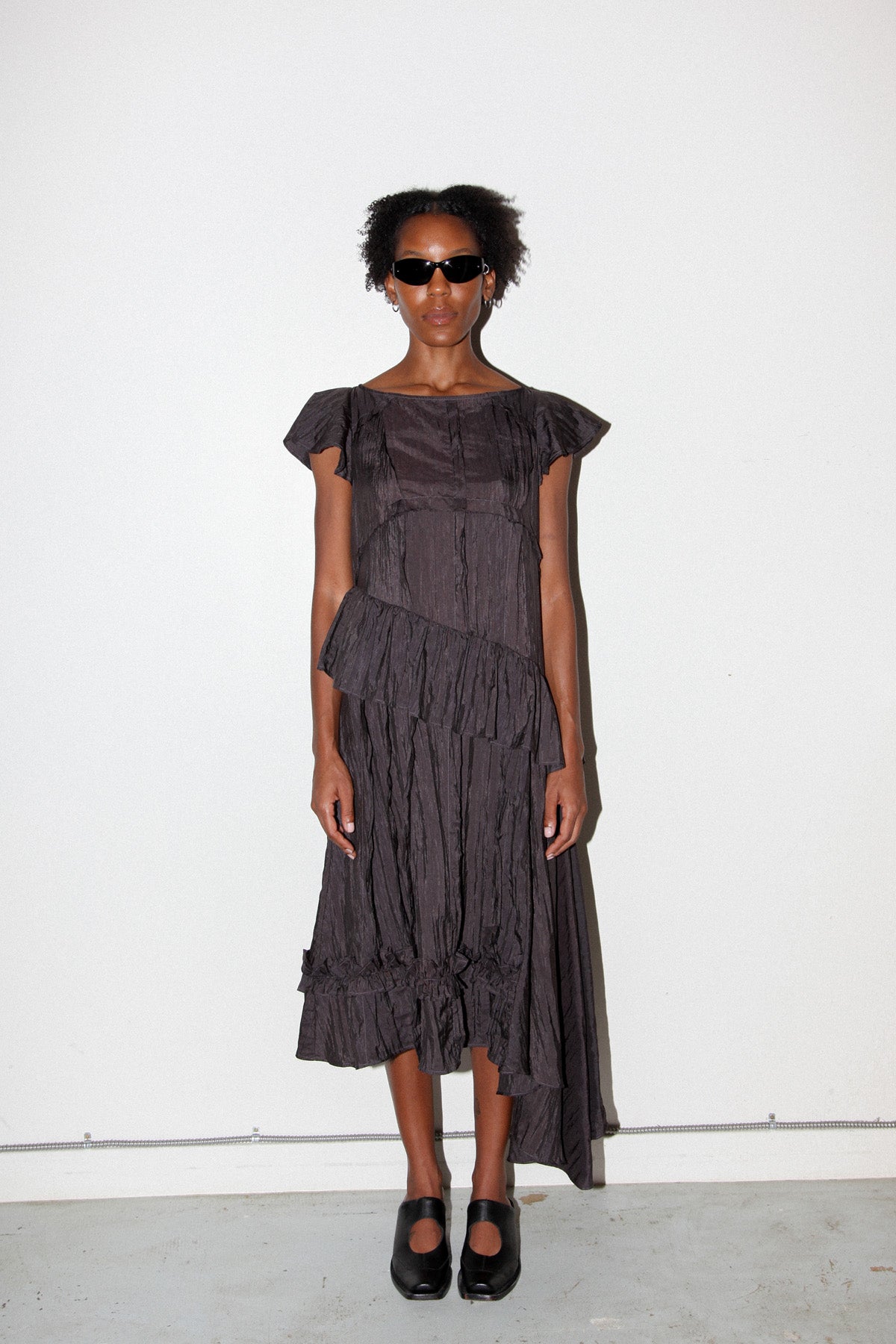 Vapor Dress in Coal