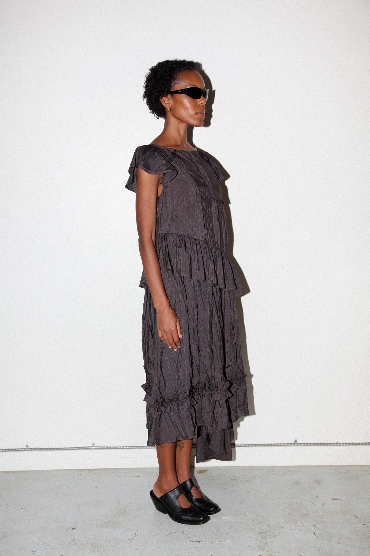 Vapor Dress in Coal