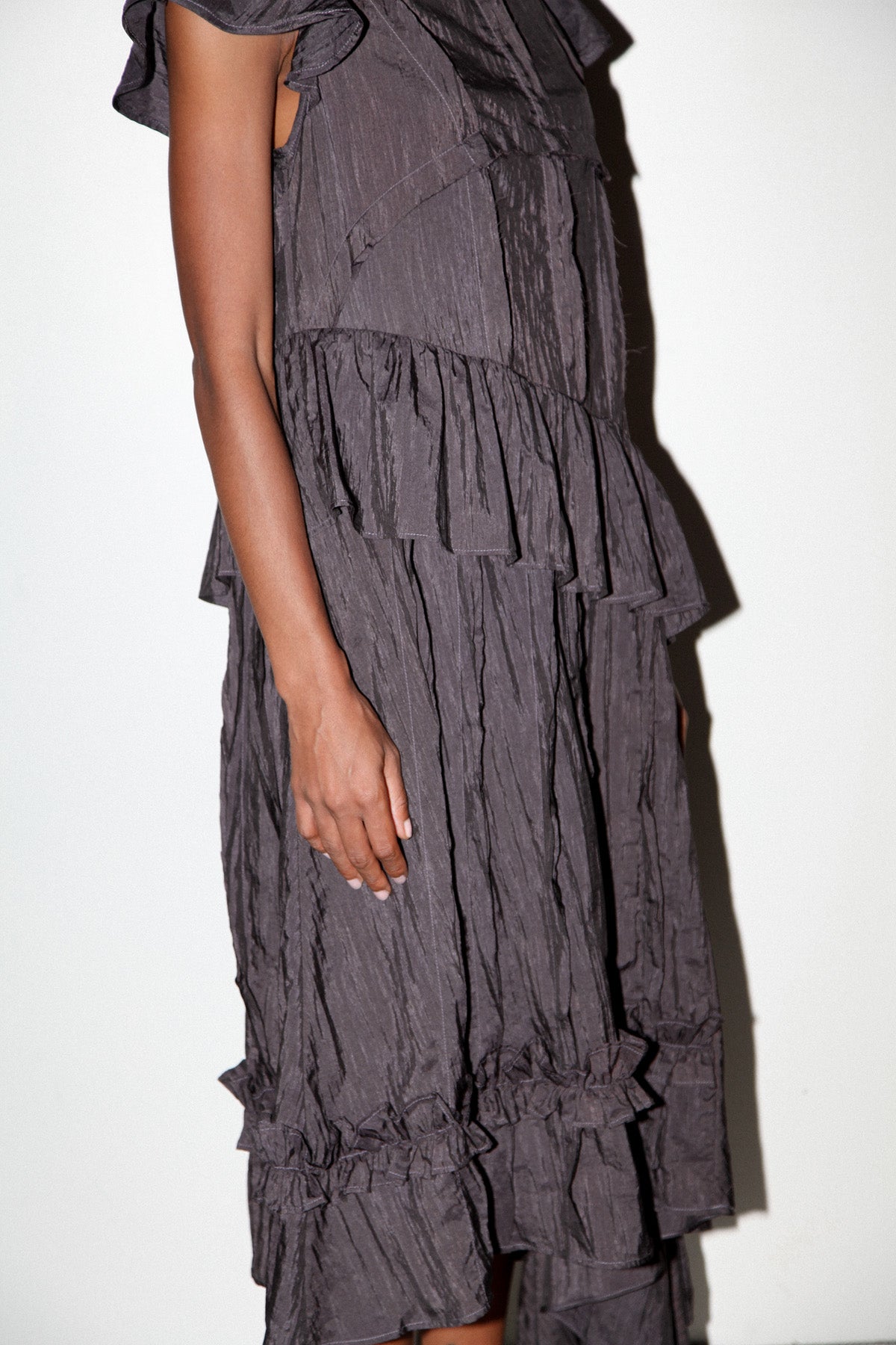 Vapor Dress in Coal
