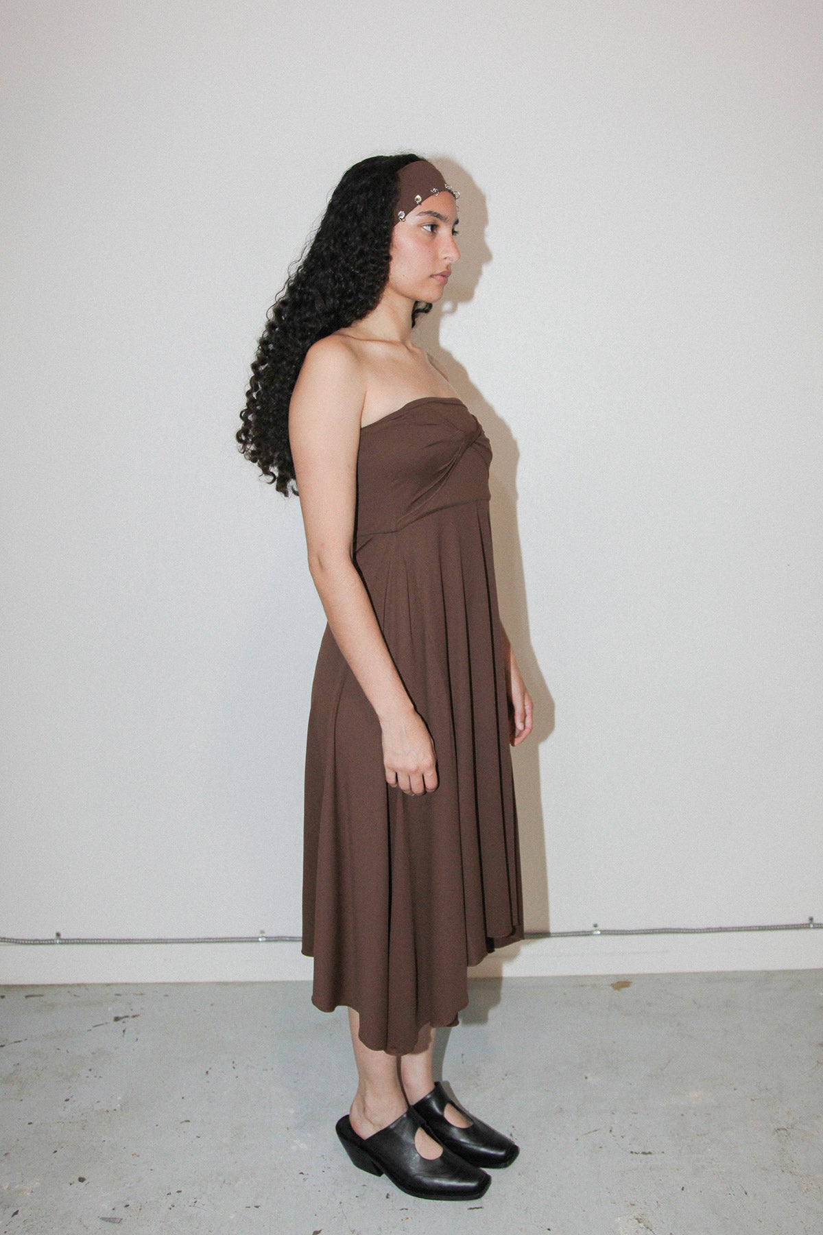 Twist Sport Dress in Mud