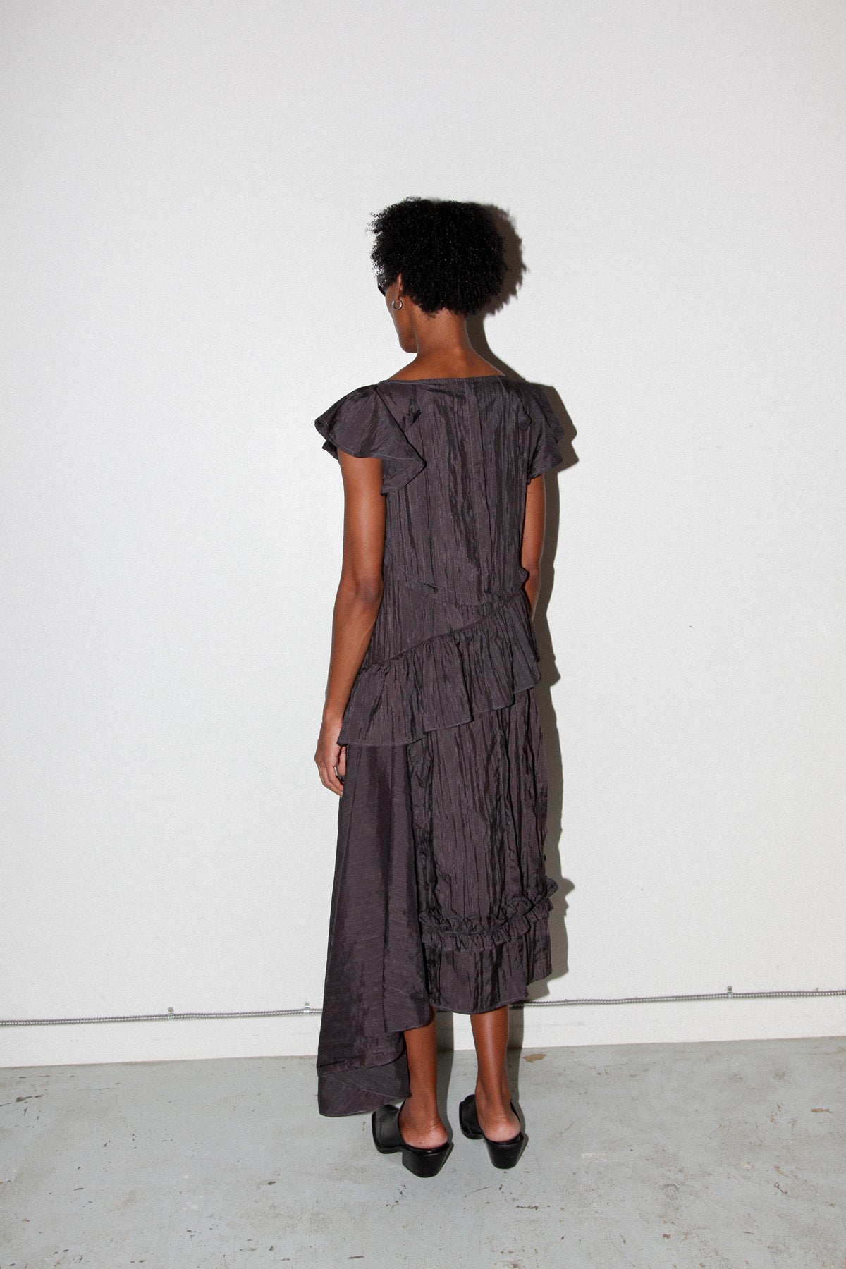 Vapor Dress in Coal