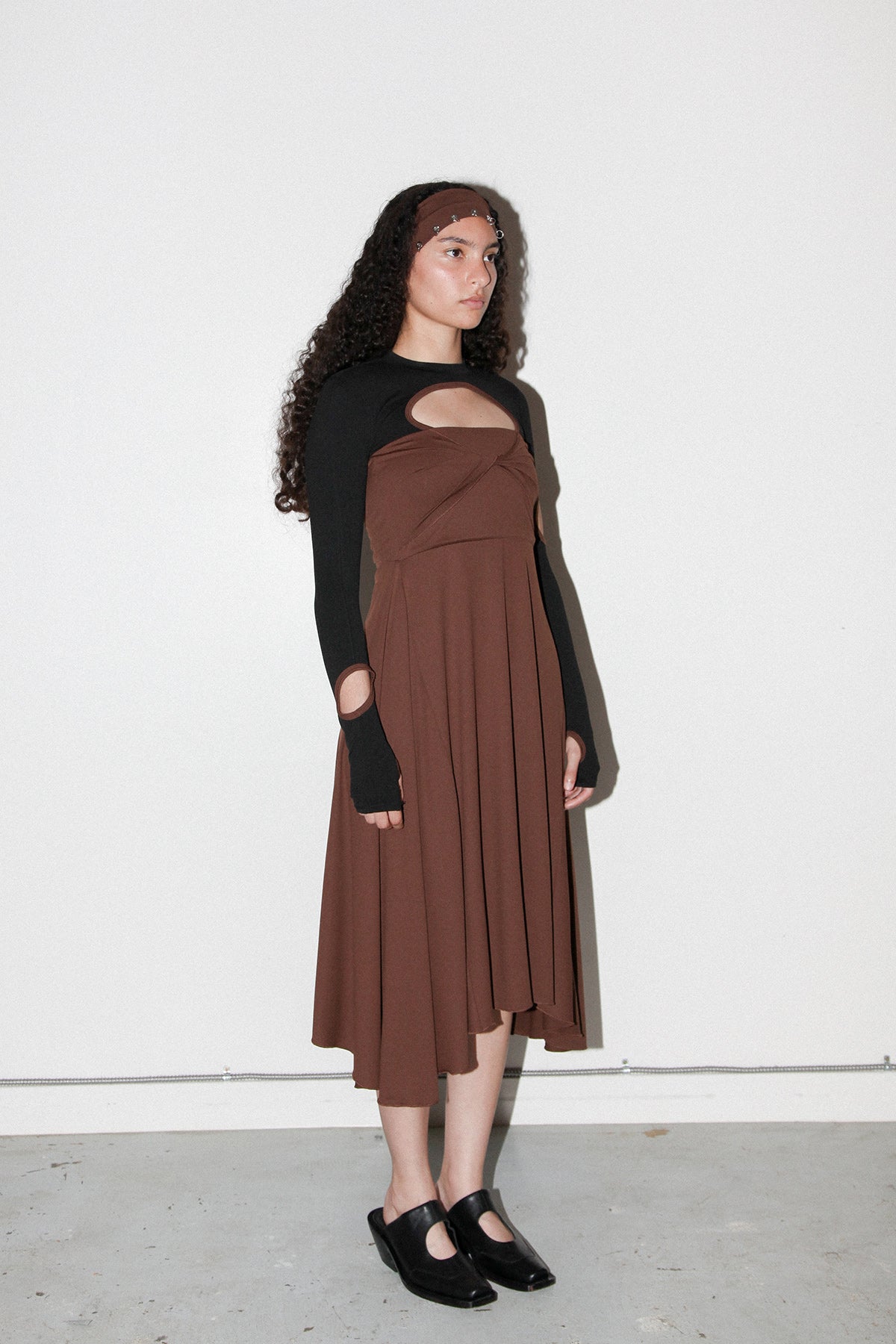 Twist Sport Dress in Mud