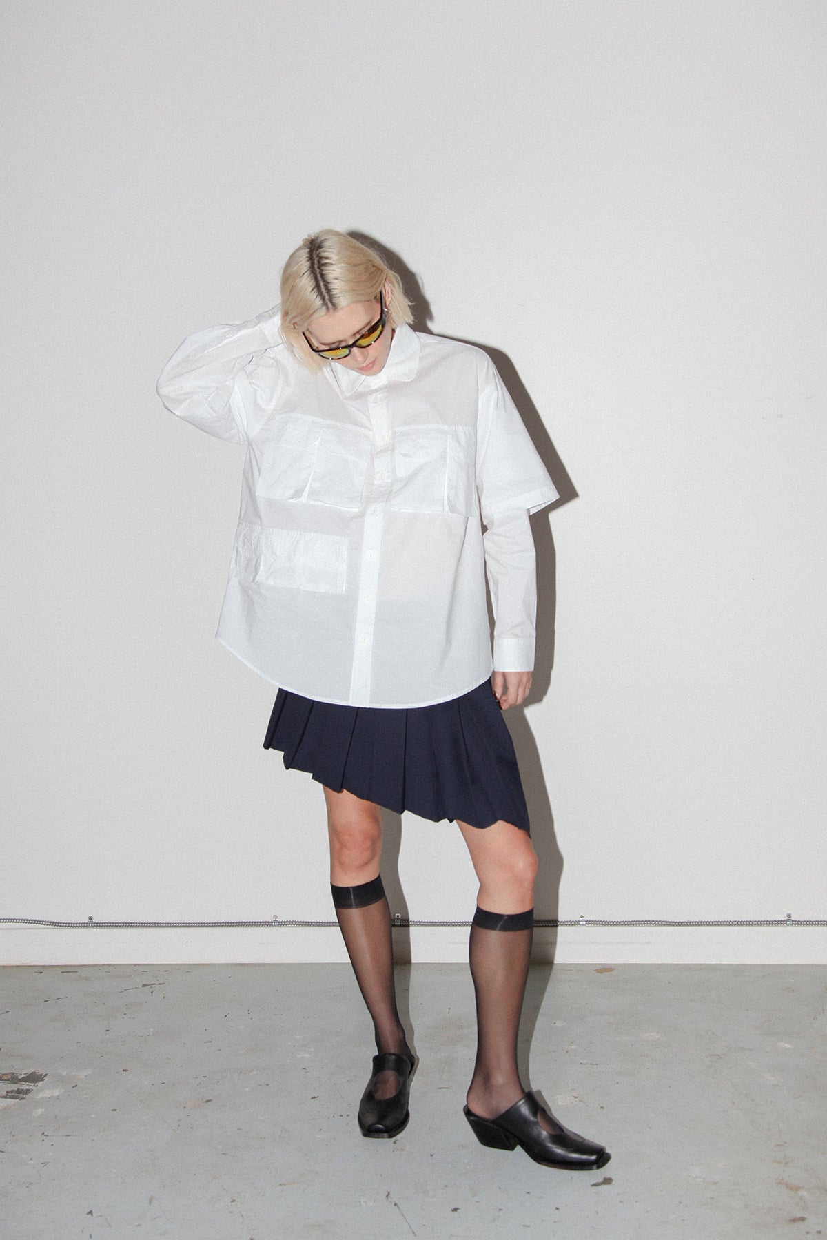 Sprint Double Button Up in Snow