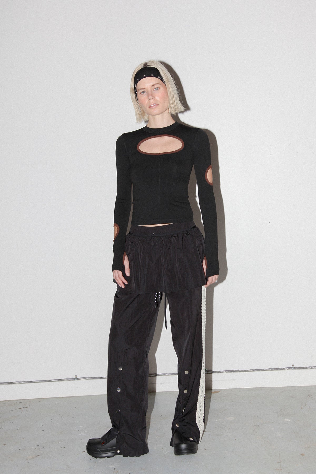 Peplum Apron in Onyx