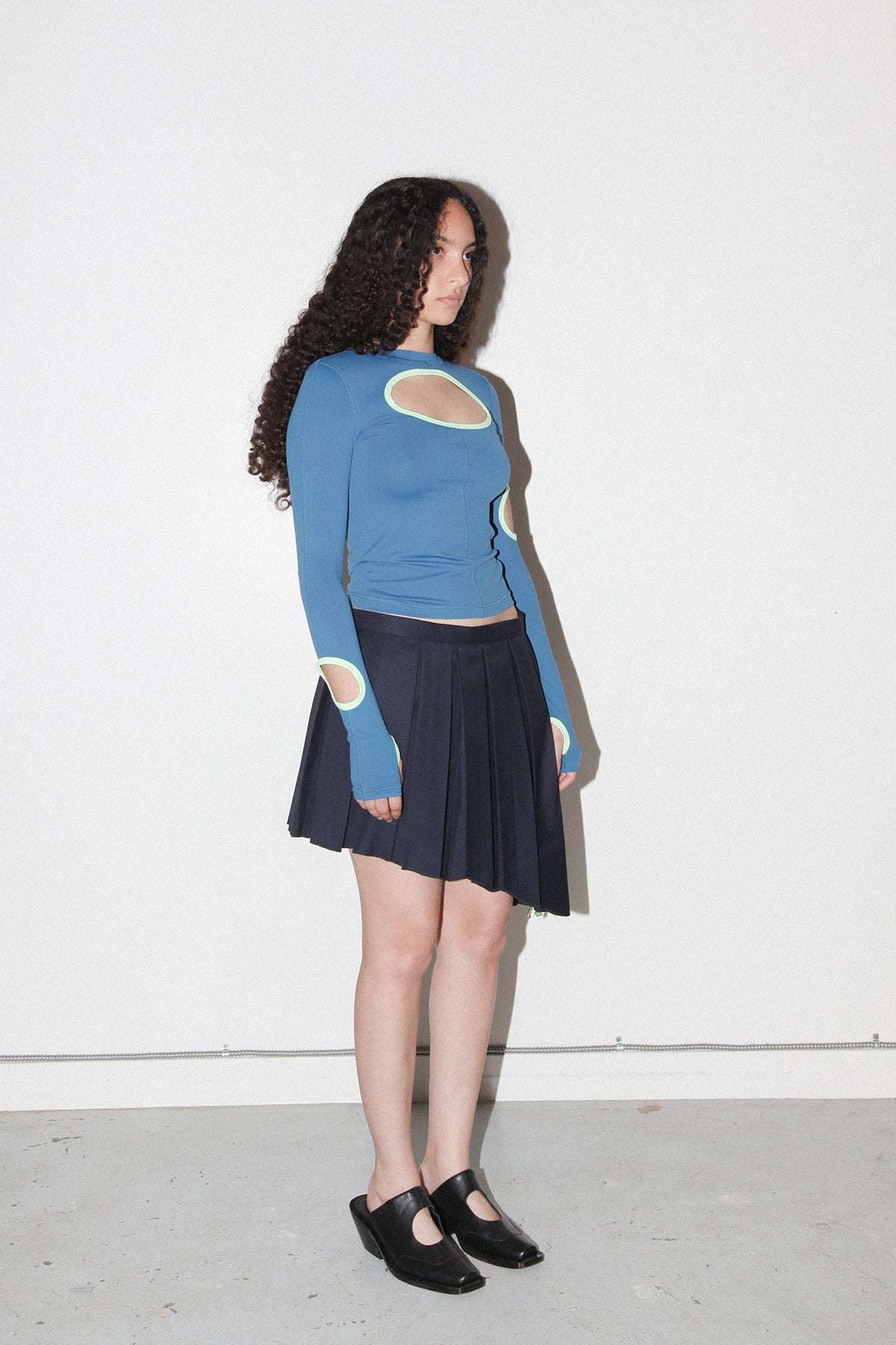 Asymmetrical Field Skirt in Dusk