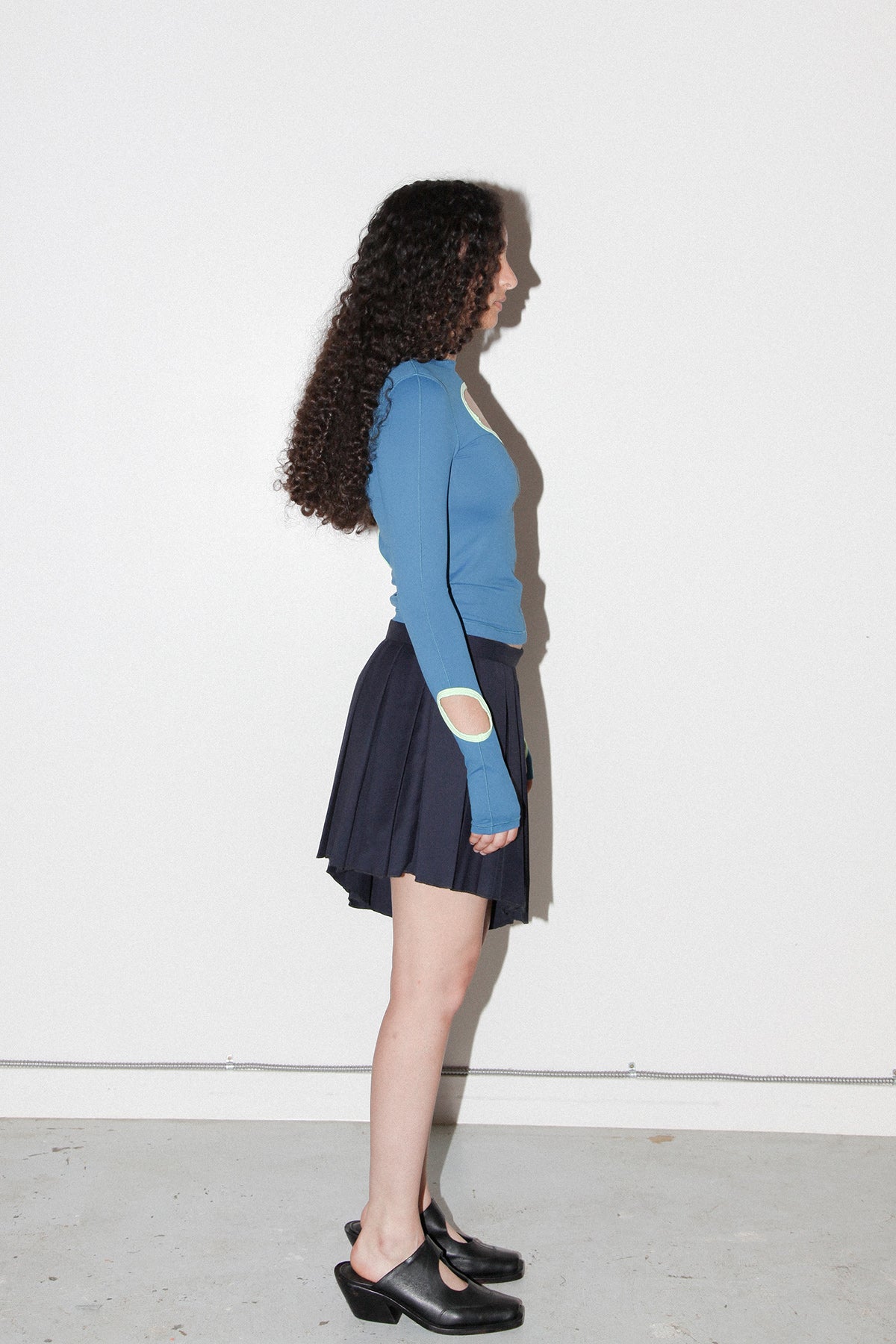 Asymmetrical Field Skirt in Dusk