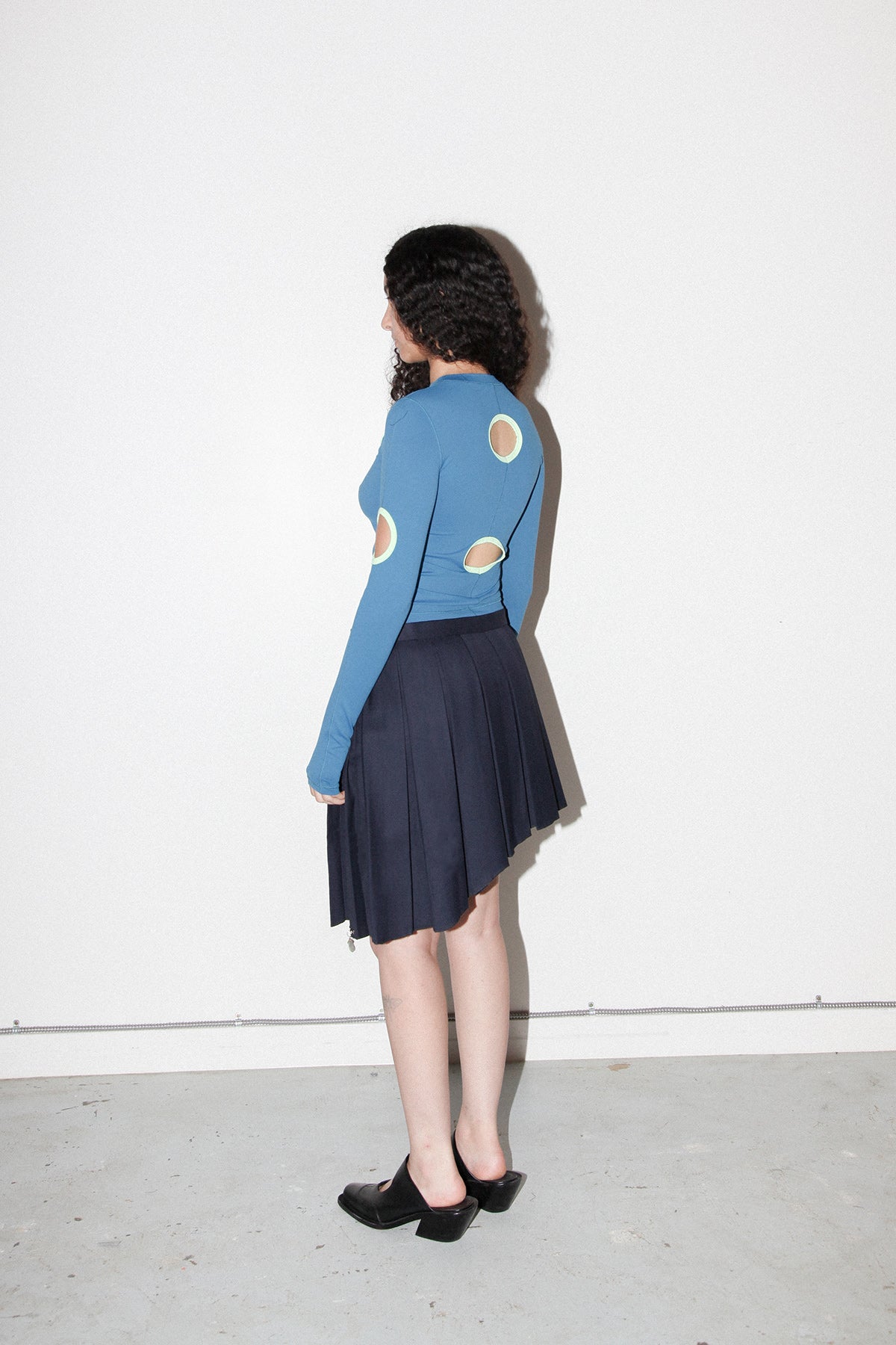 Asymmetrical Field Skirt in Dusk