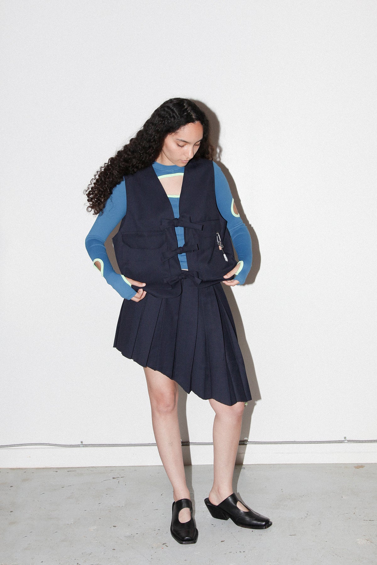 Asymmetrical Field Skirt in Dusk