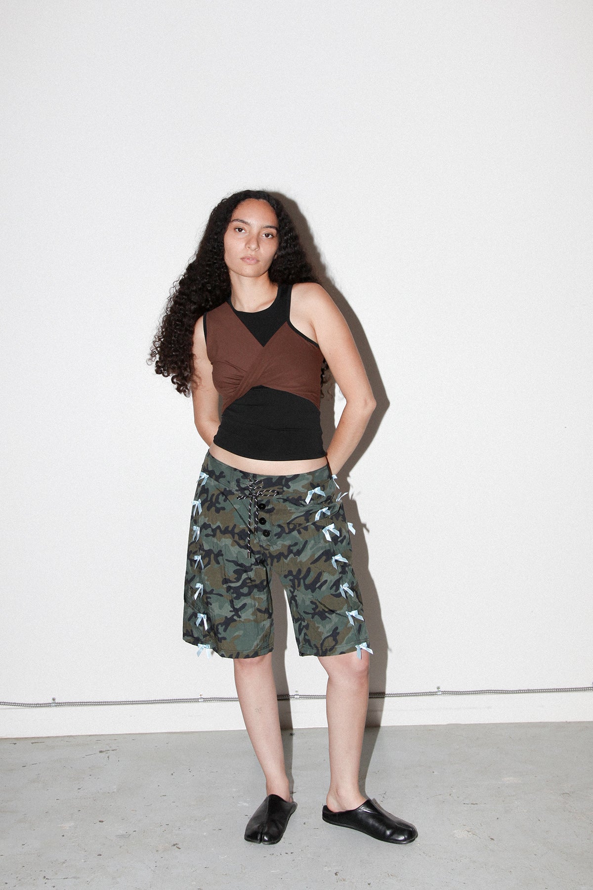 Bow Down Trunks in Camo