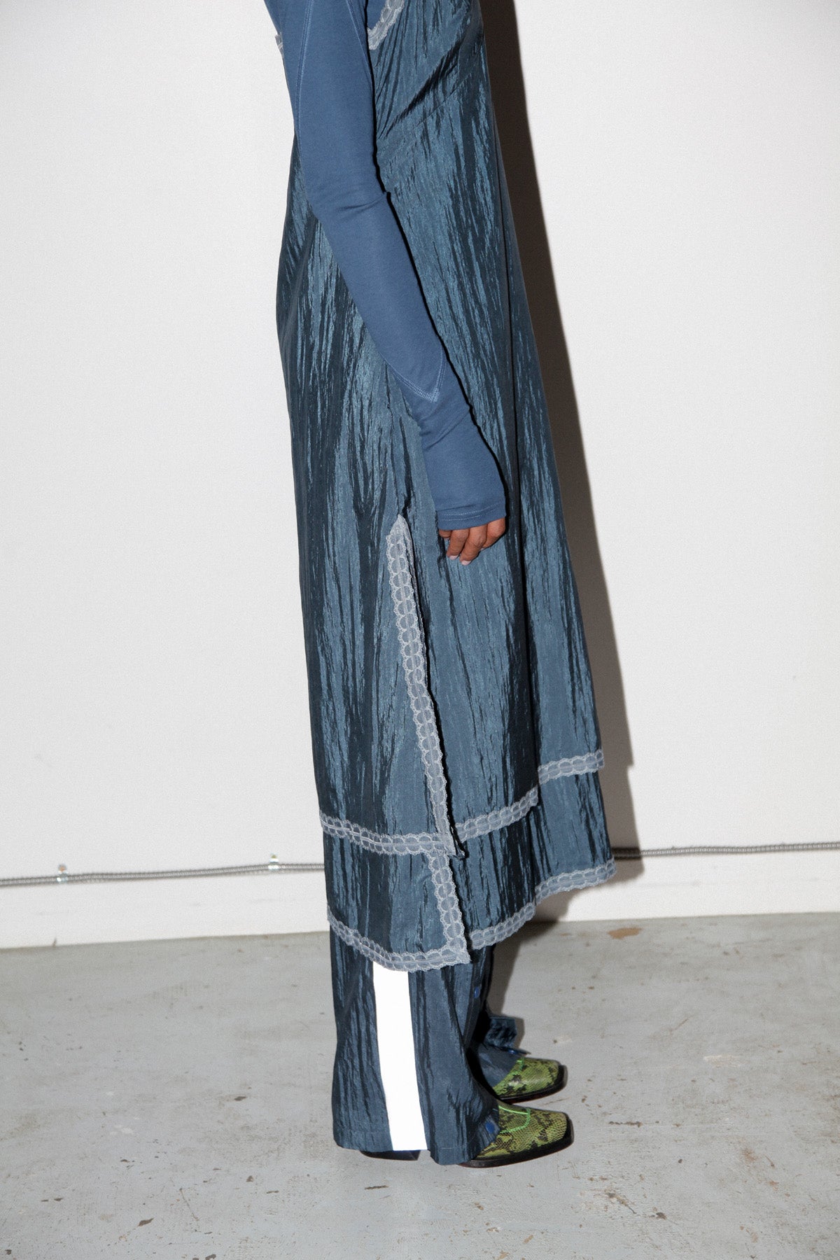 Earthen Slip Dress in Raindrop