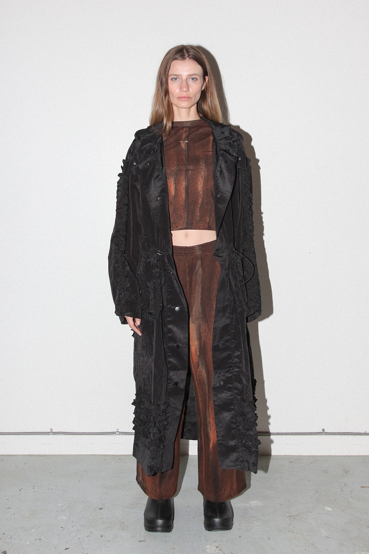 Spiral Windbreaker in Onyx