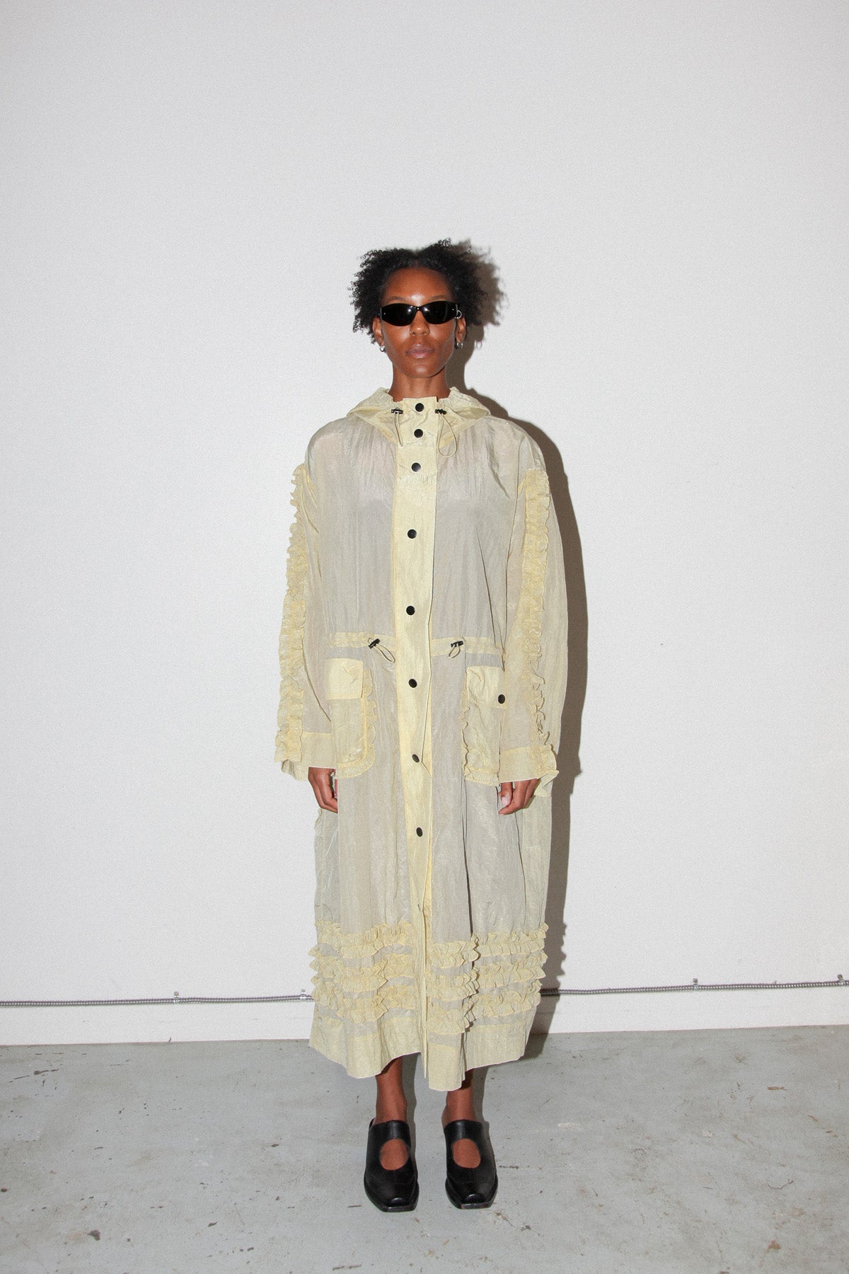 Spiral Windbreaker in Butter