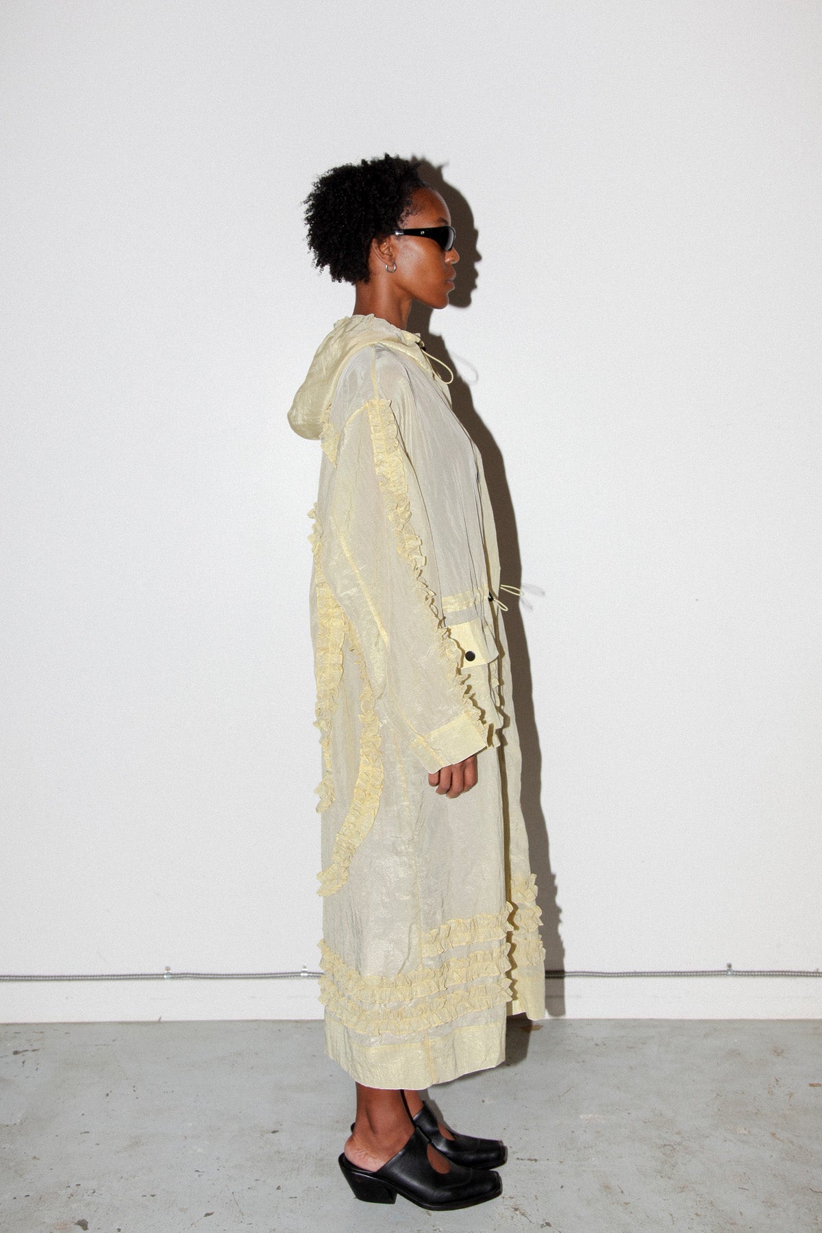 Spiral Windbreaker in Butter