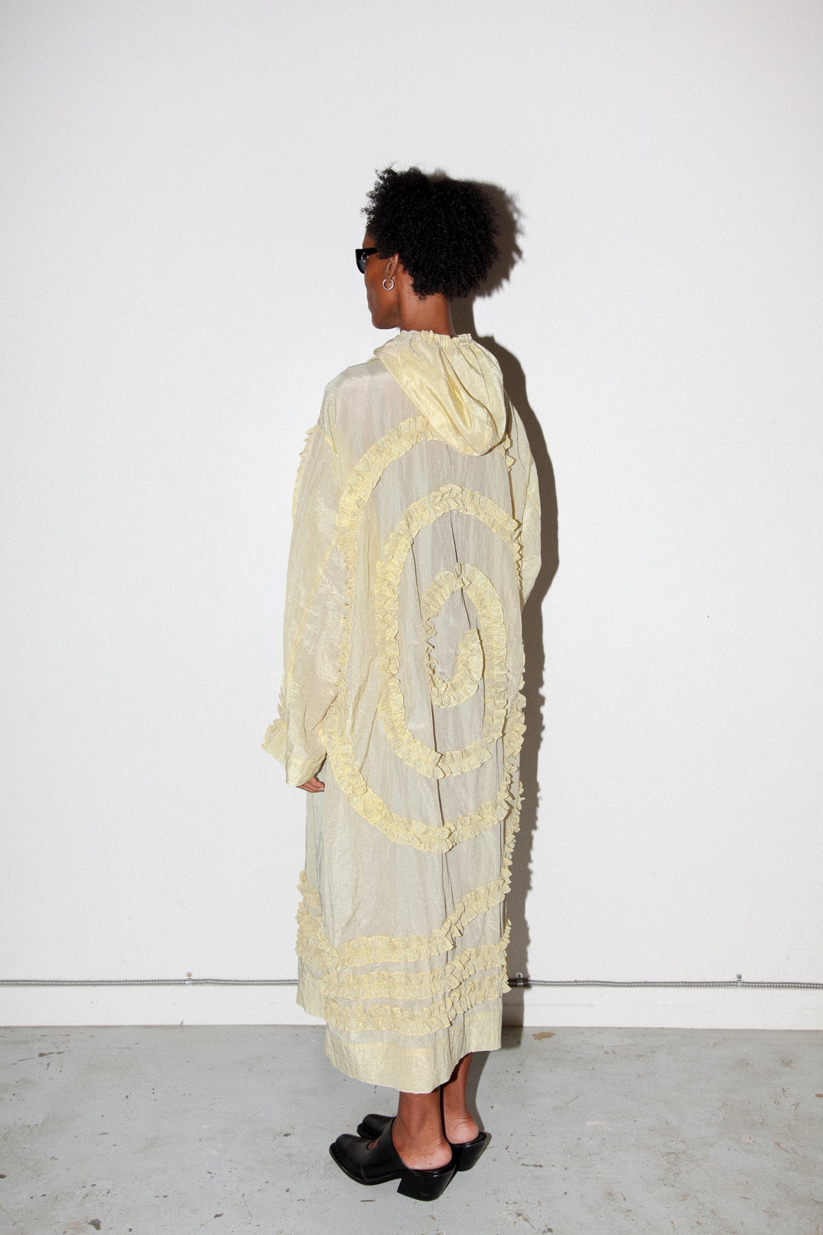 Spiral Windbreaker in Butter