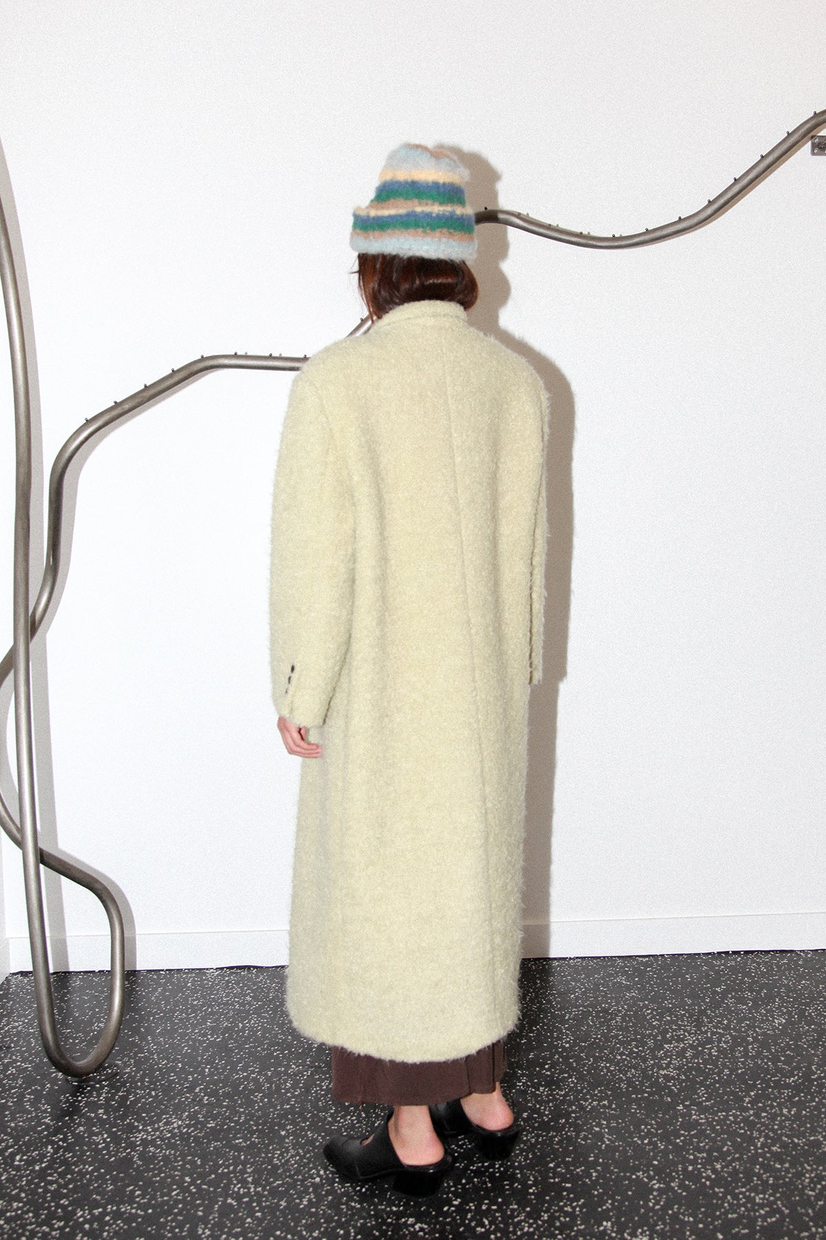 Cord Moss Coat in Dried Eucalyptus