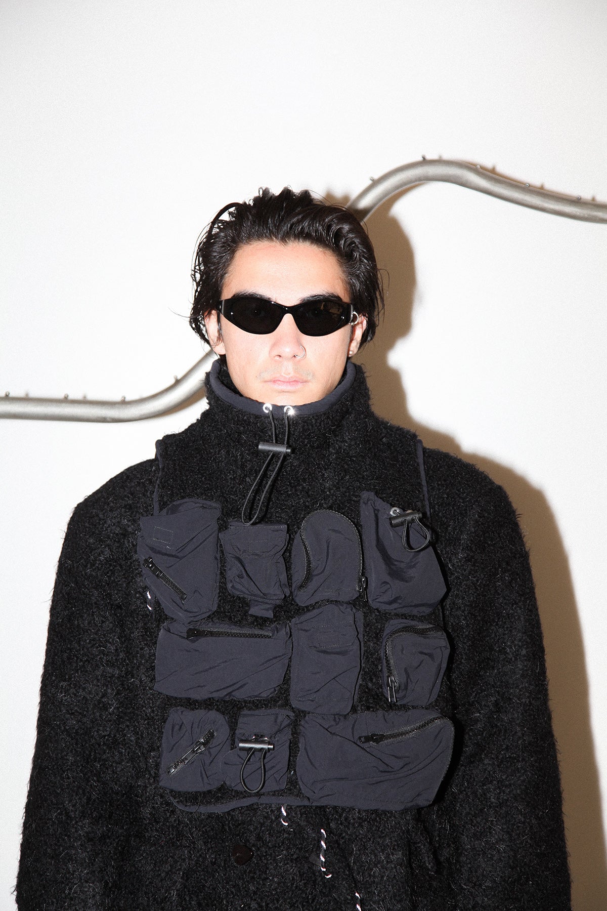 Utility Bib in Black