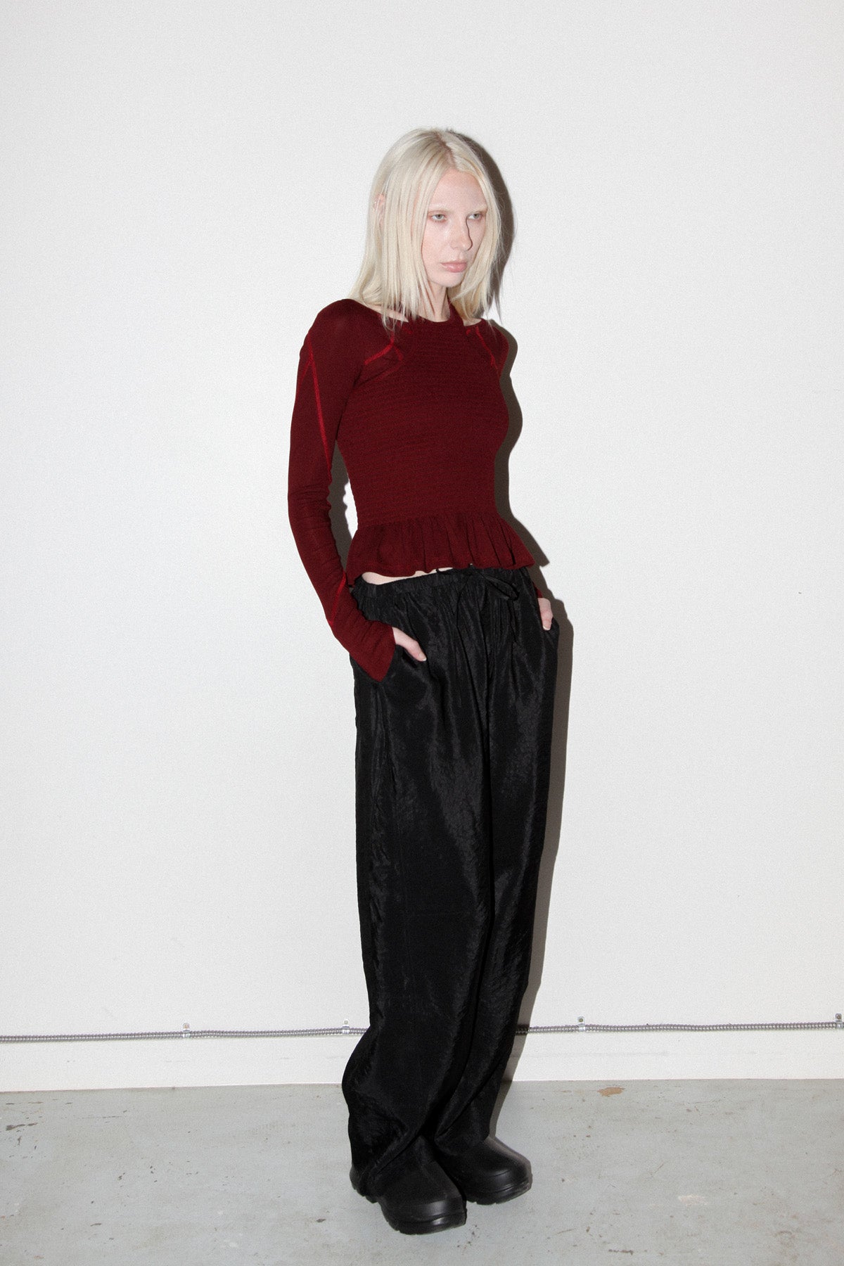Crescent Pant in Obsidian