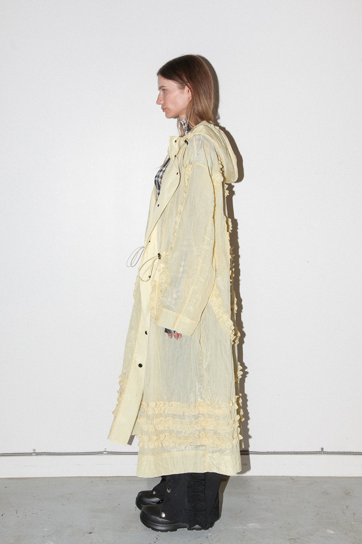 Spiral Windbreaker in Butter