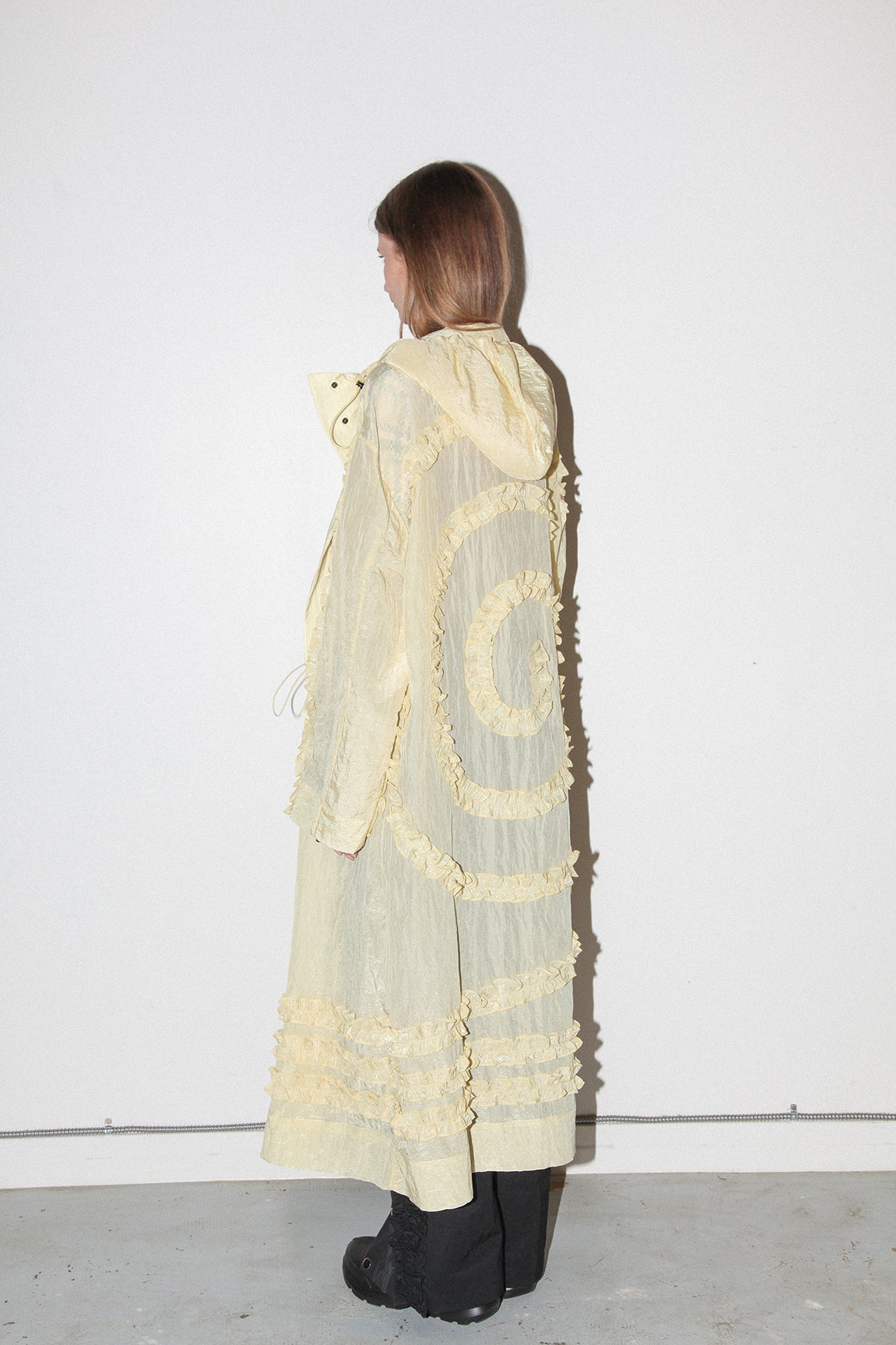 Spiral Windbreaker in Butter