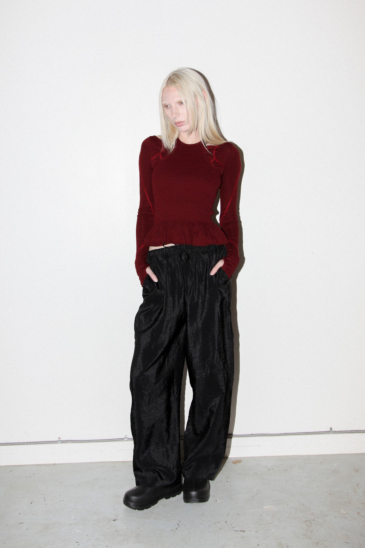 Crescent Pant in Obsidian
