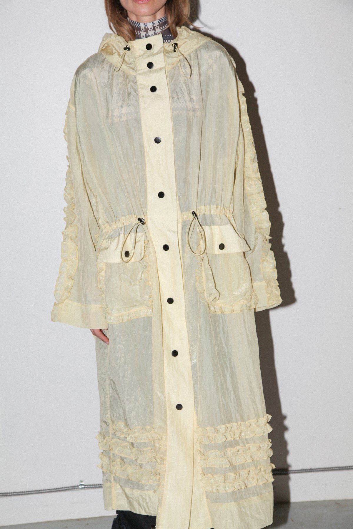 Spiral Windbreaker in Butter