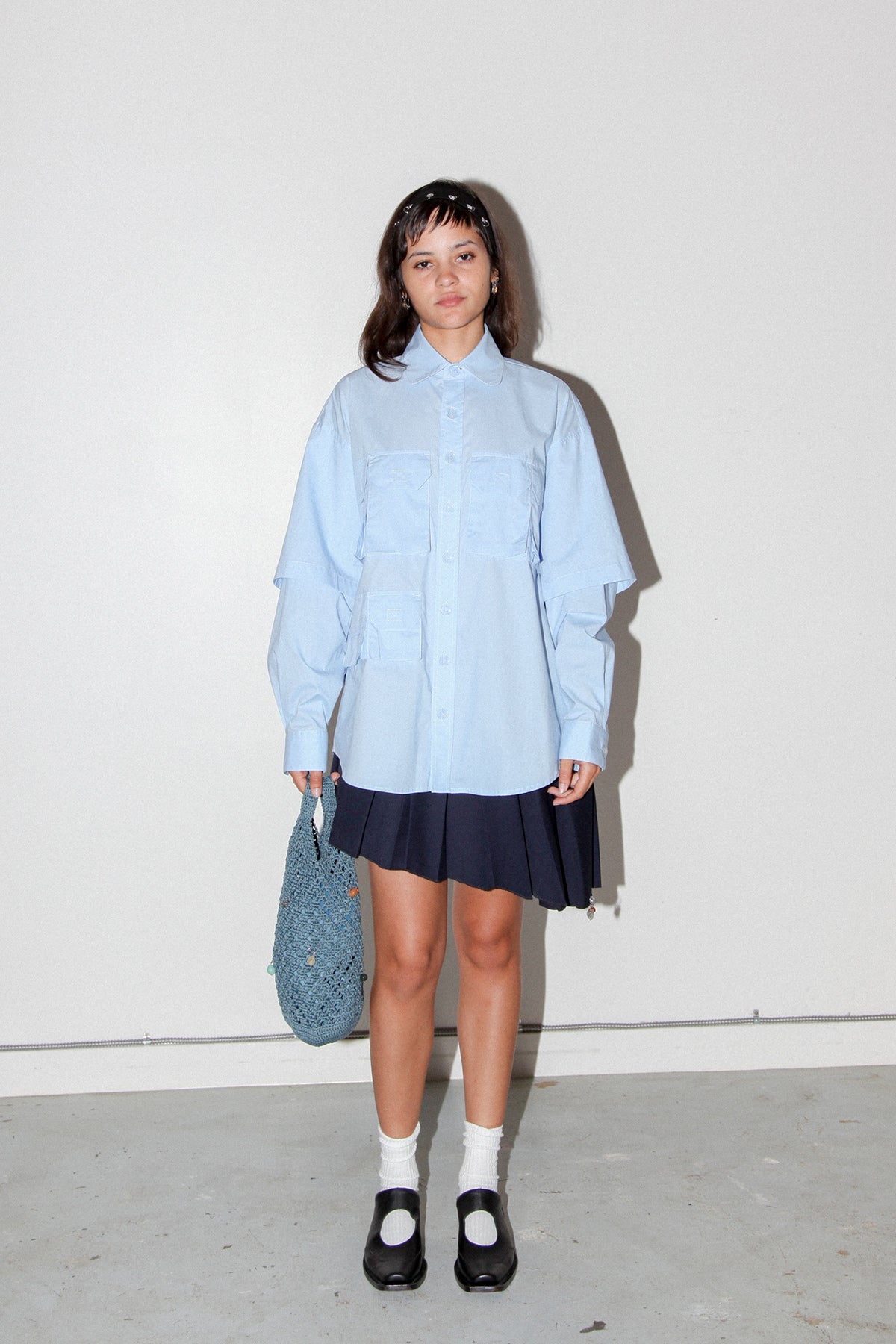 Sprint Double Button Up in Sky