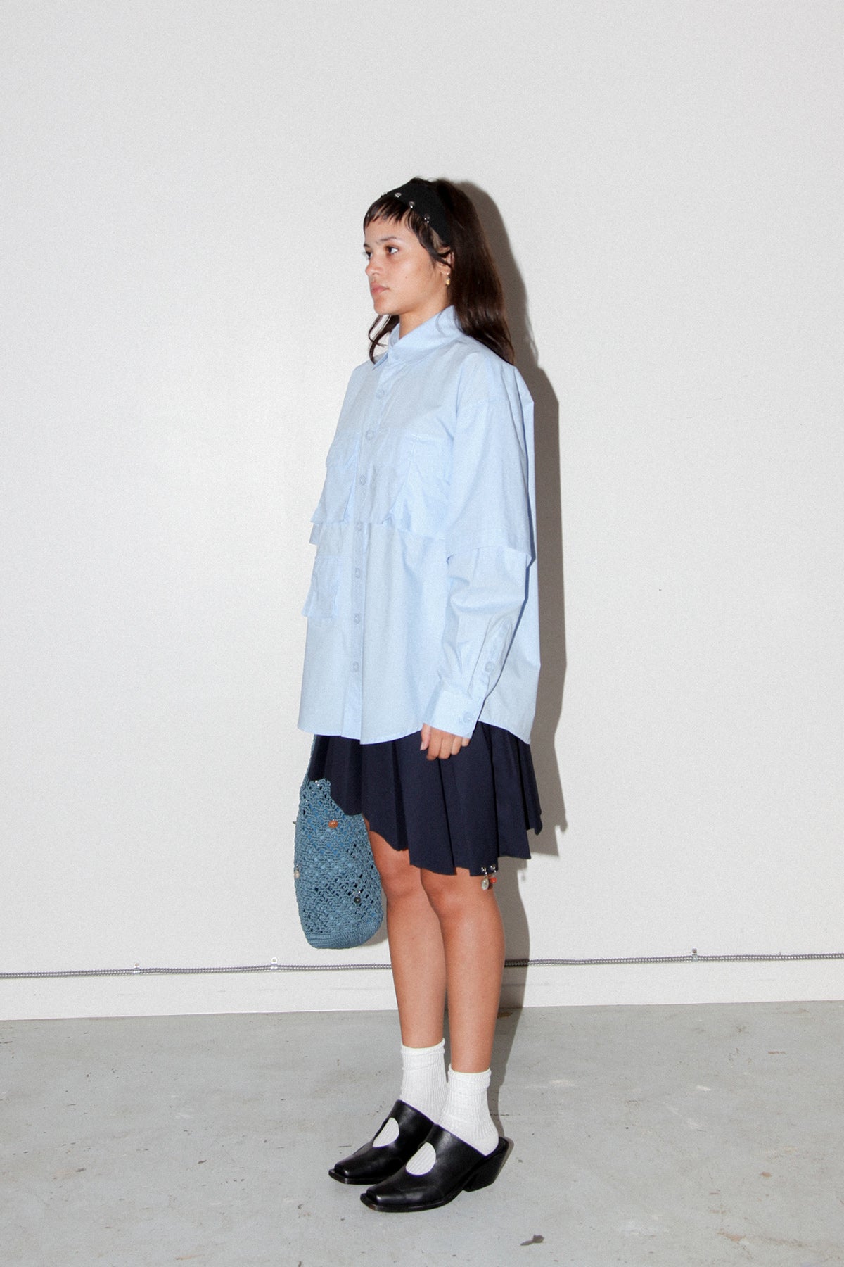 Sprint Double Button Up in Sky