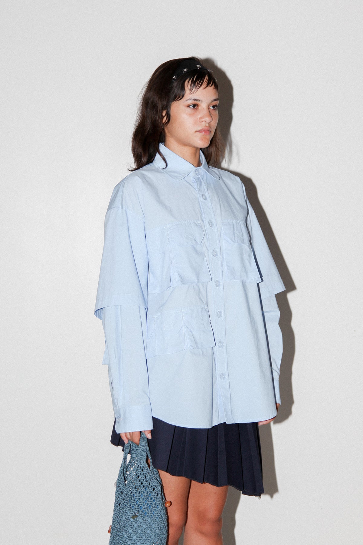 Sprint Double Button Up in Sky