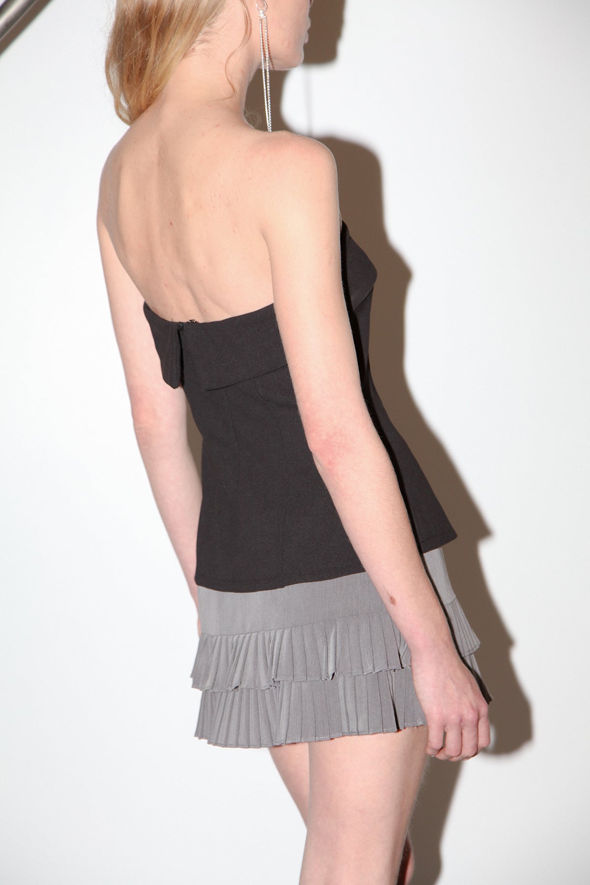 Studio 409 Pleated Skort in Grey