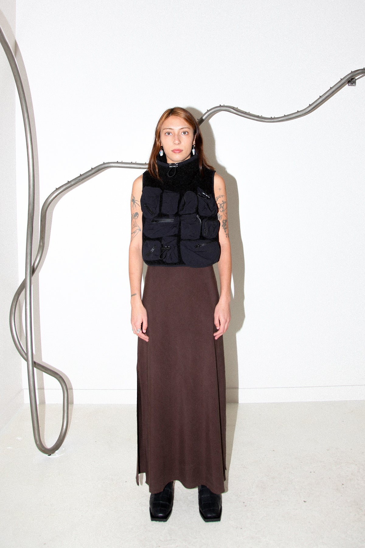 Utility Bib in Black