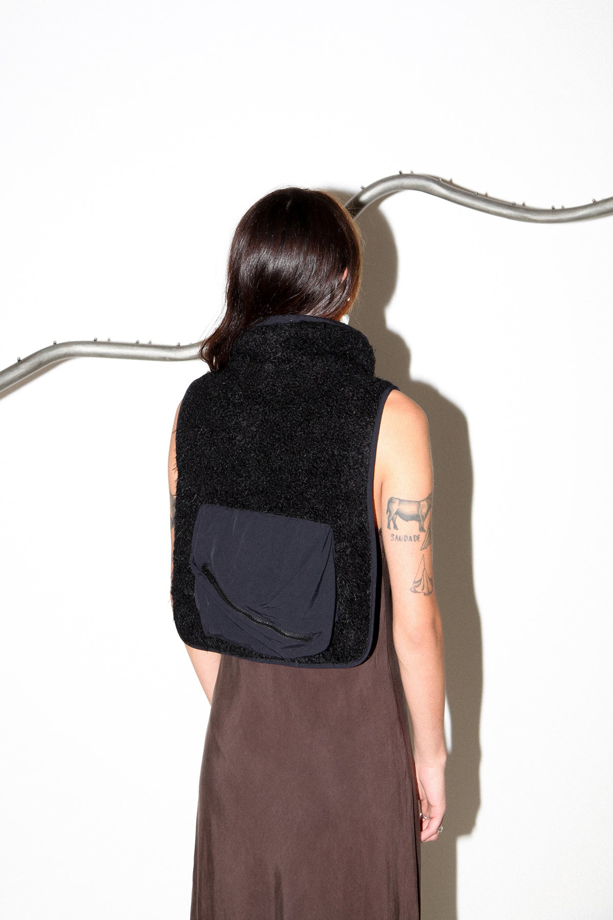 Utility Bib in Black