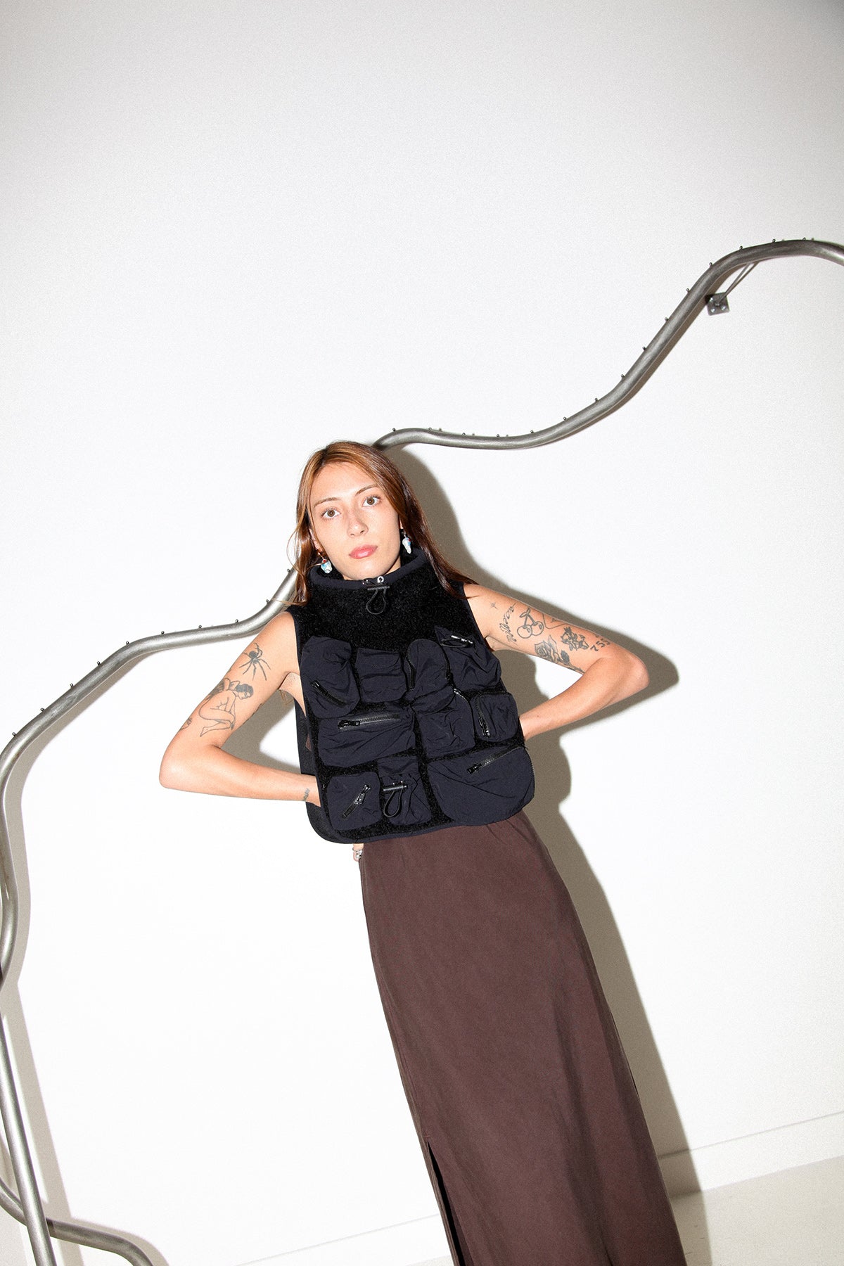 Utility Bib in Black