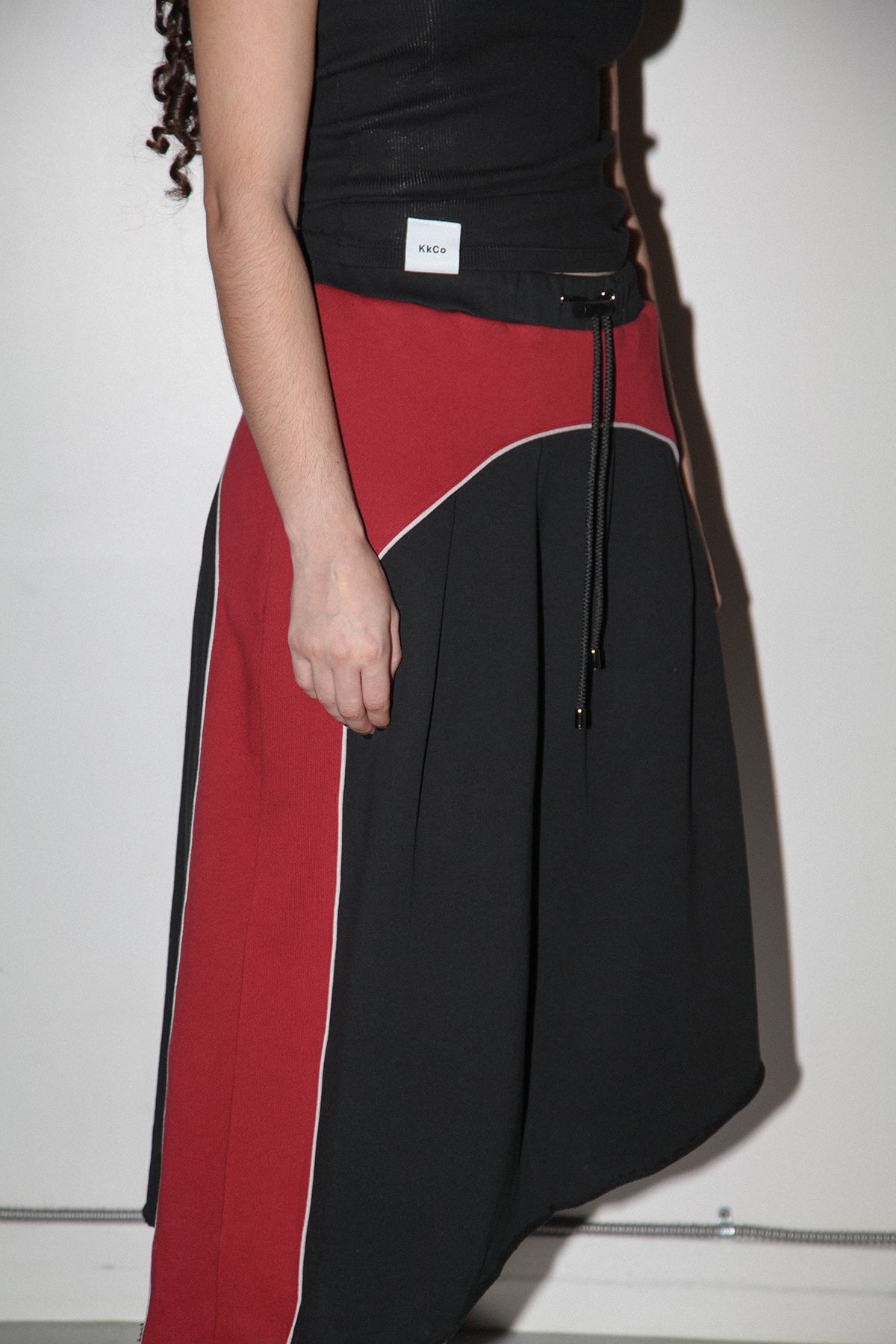 Organic Pleat Skirt in Onyx