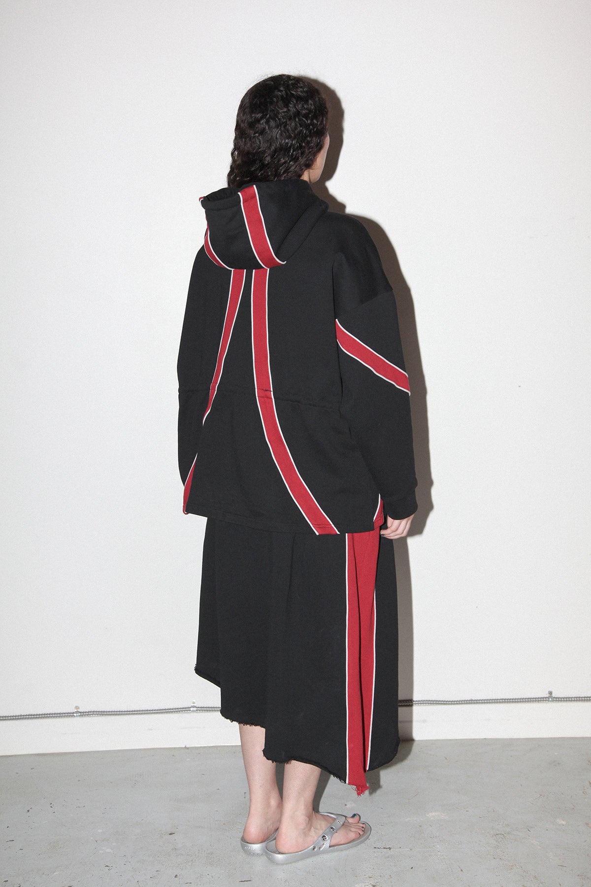 Organic Zip Hoodie in Onyx