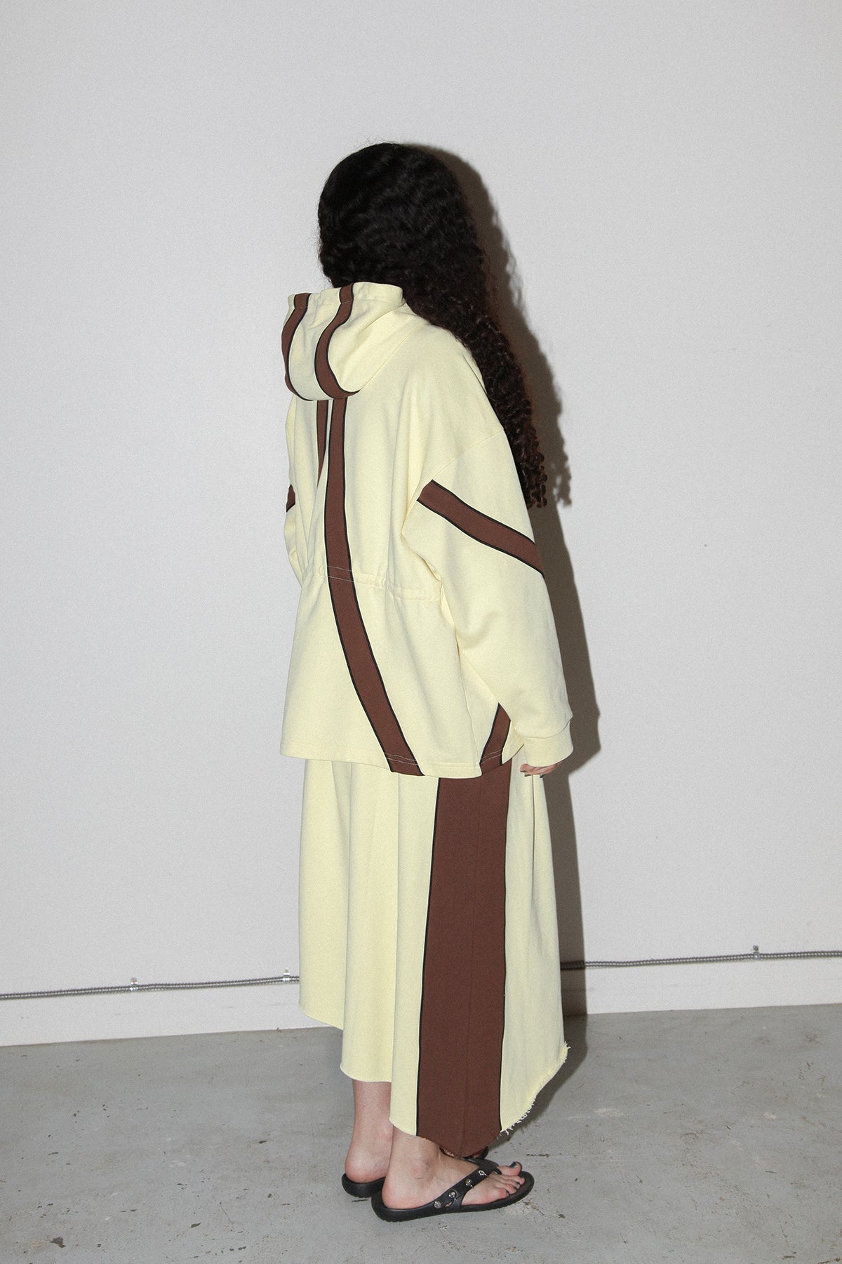 Organic Zip Hoodie in Lemon