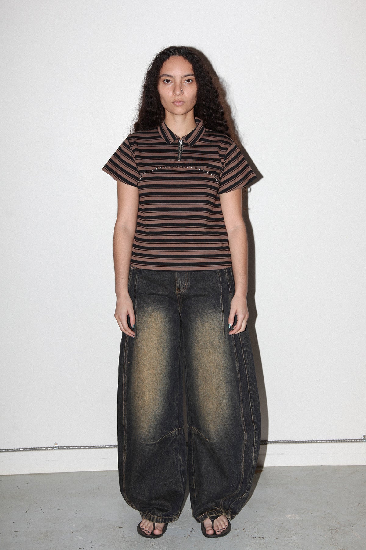 Dart Denim in Slug Wash