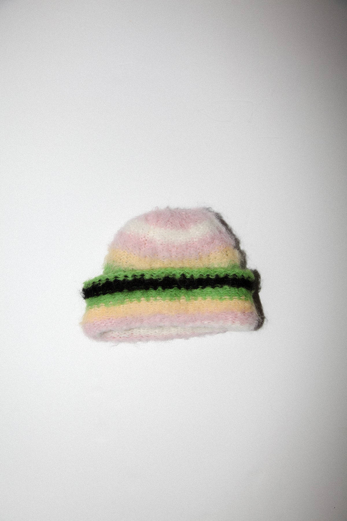 Striped Suri Beanie in Frog