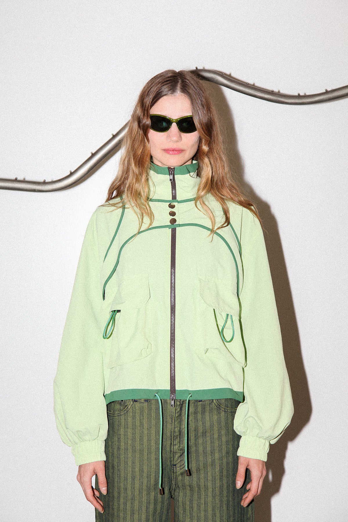 Pacific Nylon Jacket in Lichen