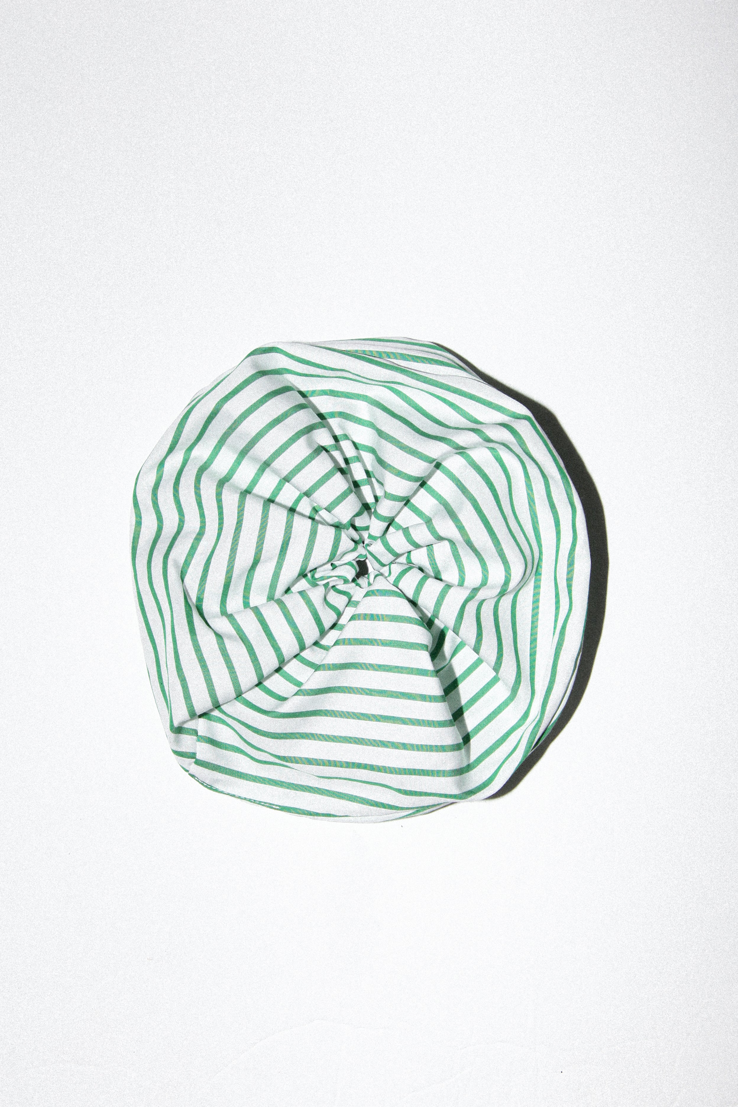 Grande Scrunchie in Striped Seaweed