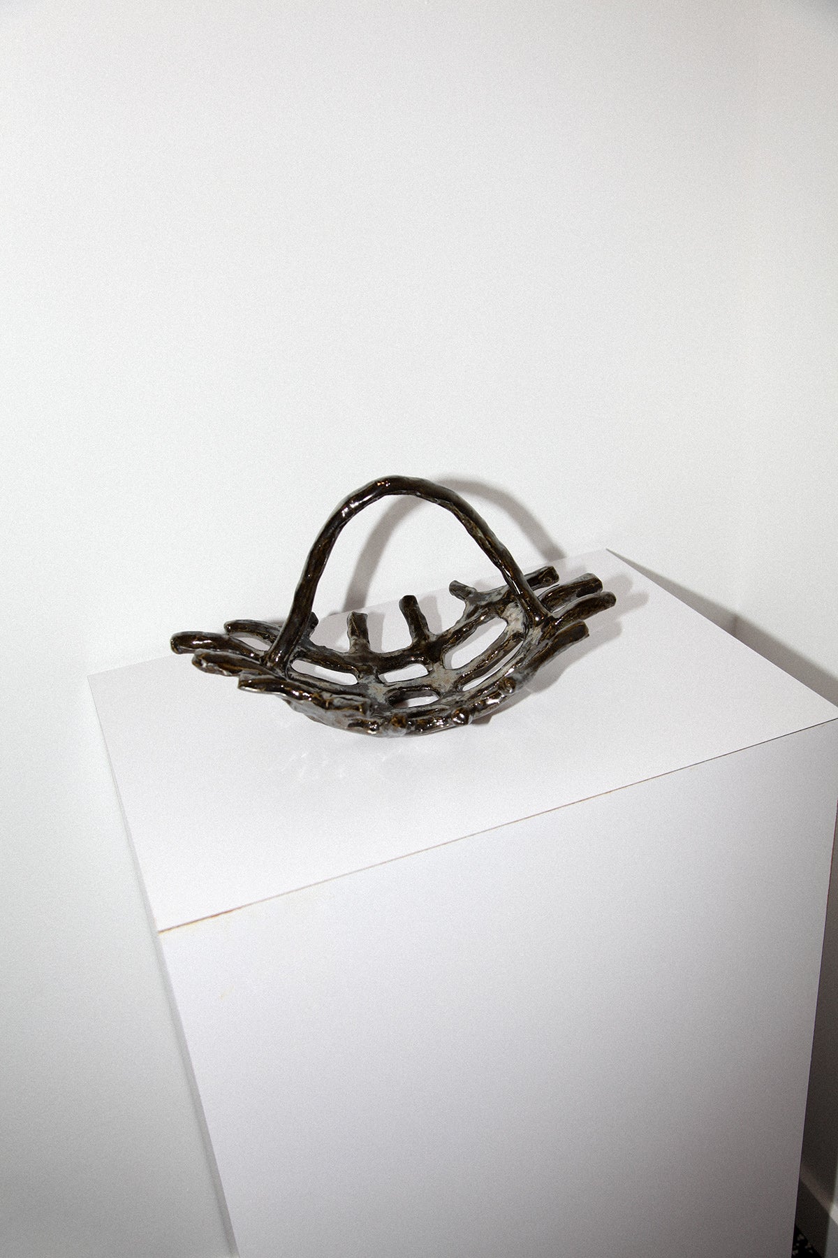 Studio GA x KkCo Ceramic Basket in Chrome