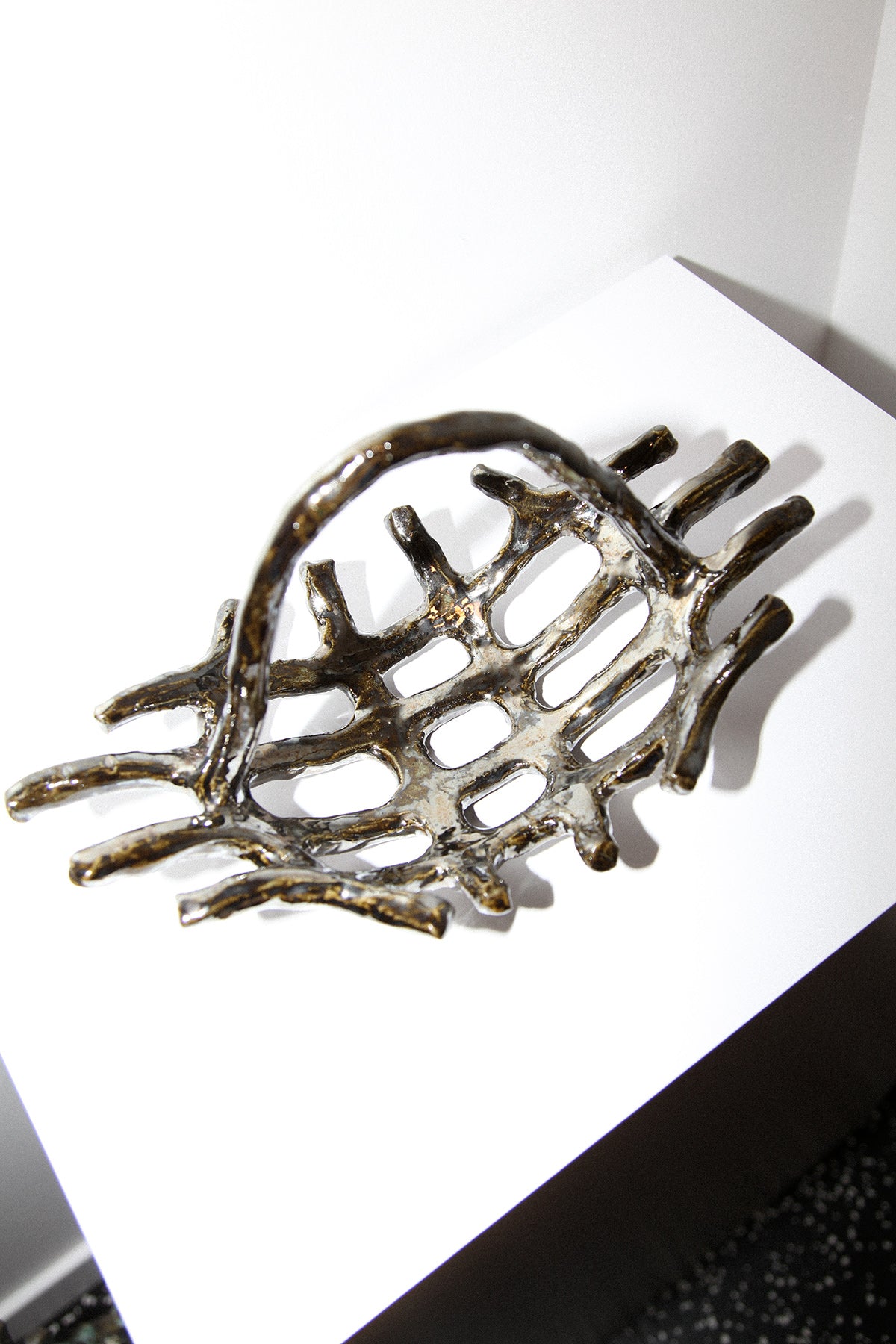 Studio GA x KkCo Ceramic Basket in Chrome