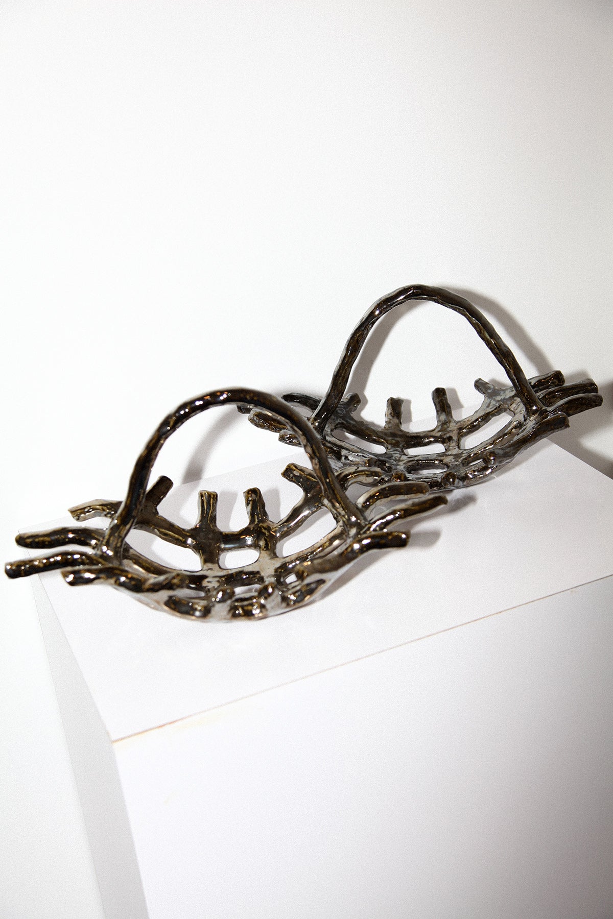 Studio GA x KkCo Ceramic Basket in Chrome