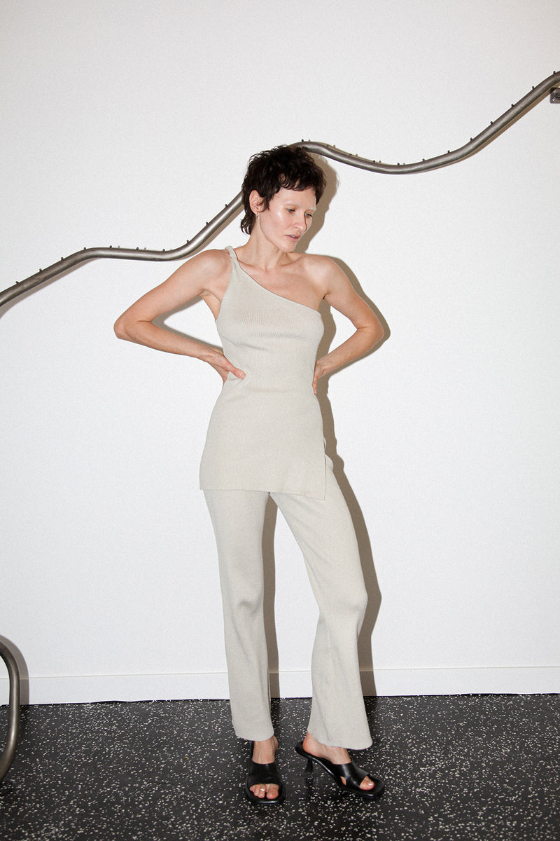【KOOLOSET】Rib Cotton Two-Way Banding Pants KOOLOSET】Rib Cotton Two-Way Banding Pants