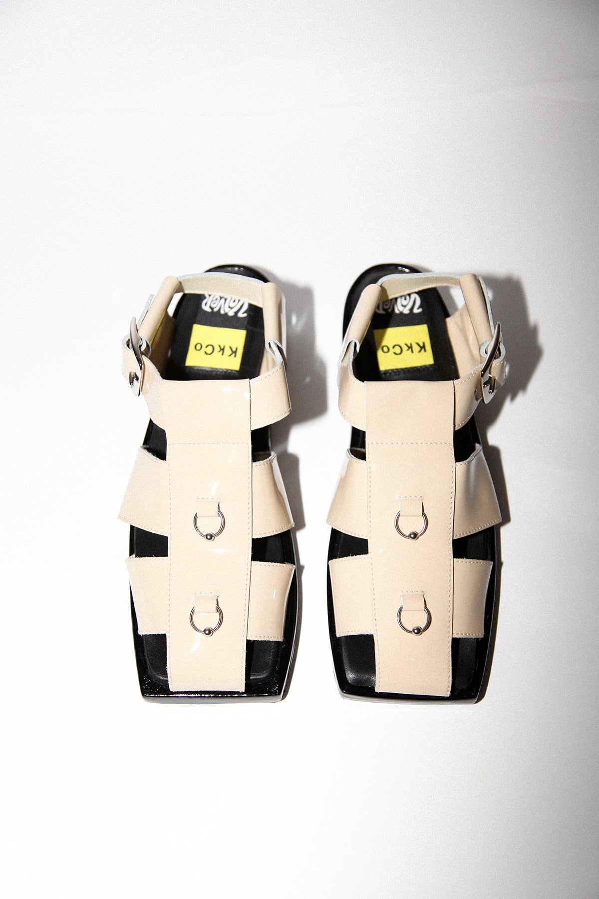 Pierced Fisherman Sandal in Mushroom