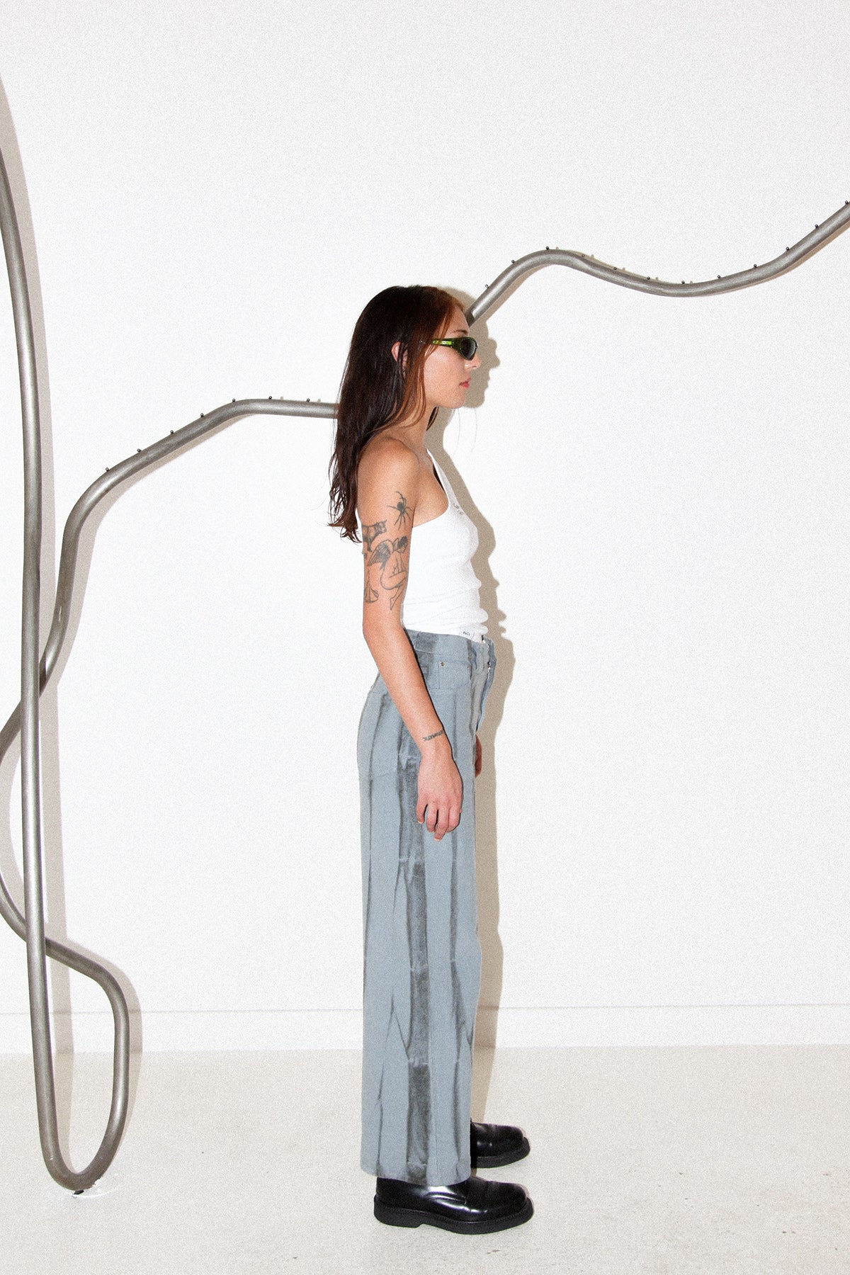 Meteor Pant in Gravel Jupiter Dye