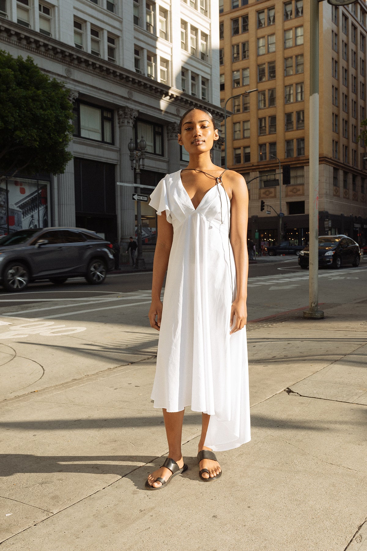 Climber Dress in White