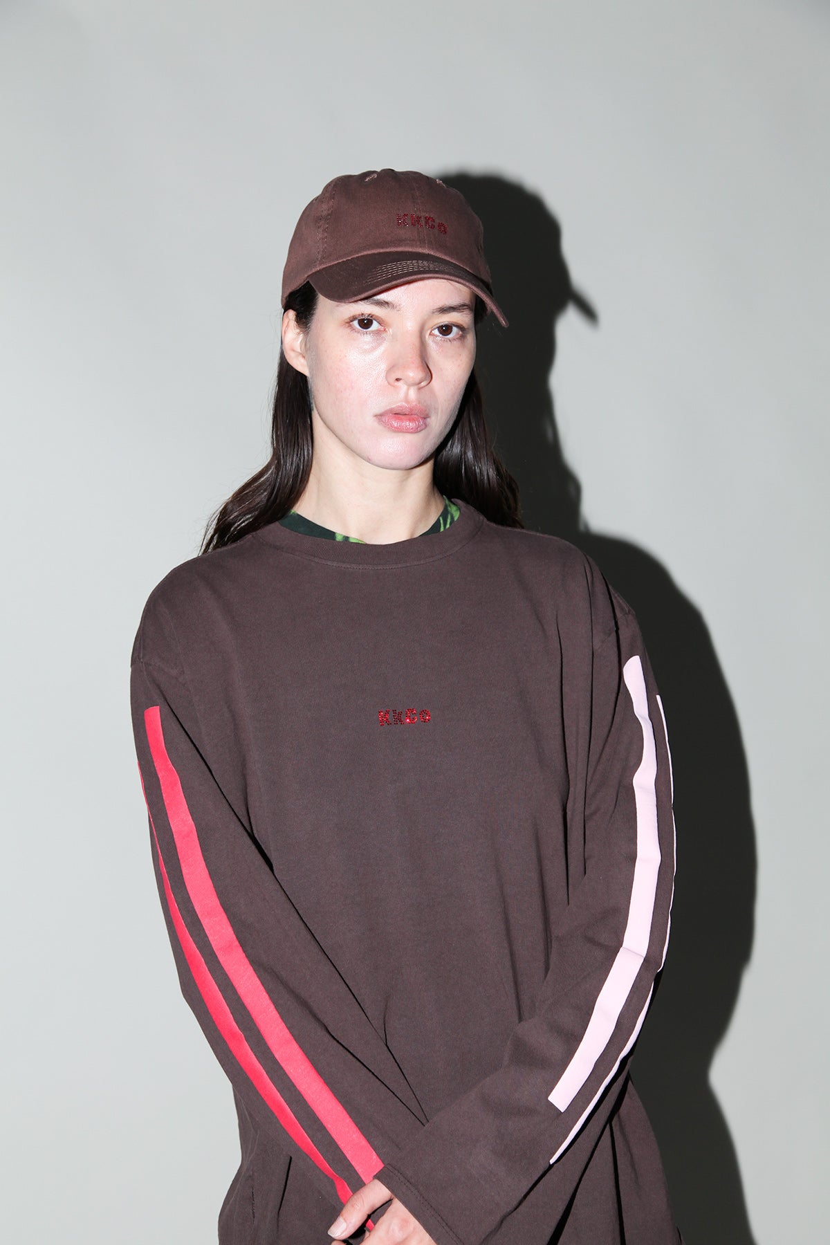 Rhinestone 'From Outer Space' Tee in Brown