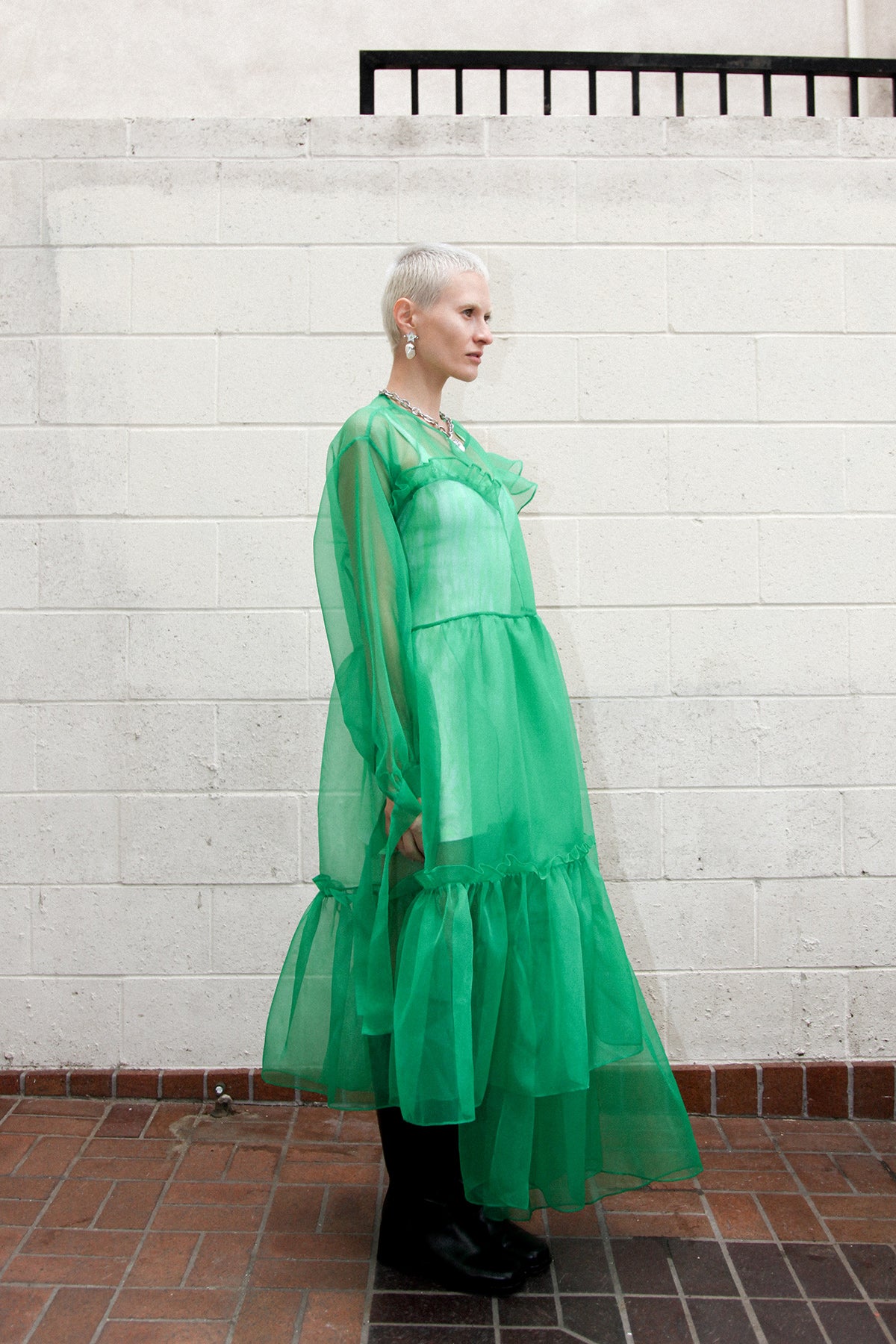 Nine Twenty-Seven Dress in Lime