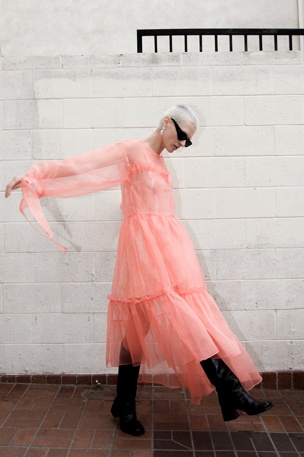 Nine Twenty-Seven Dress in Apricot