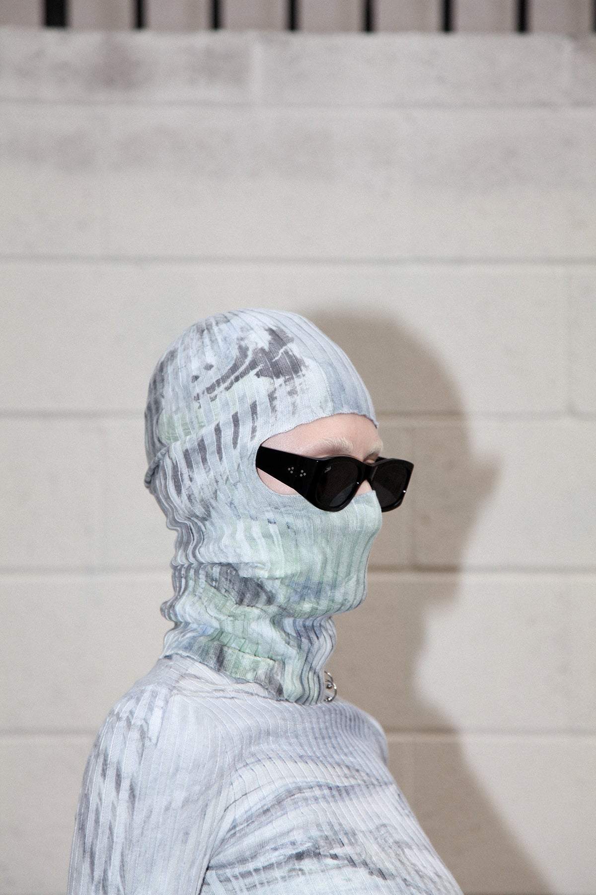 Giu Giu x KkCo Nonna Balaclava in Earth Marble Dye